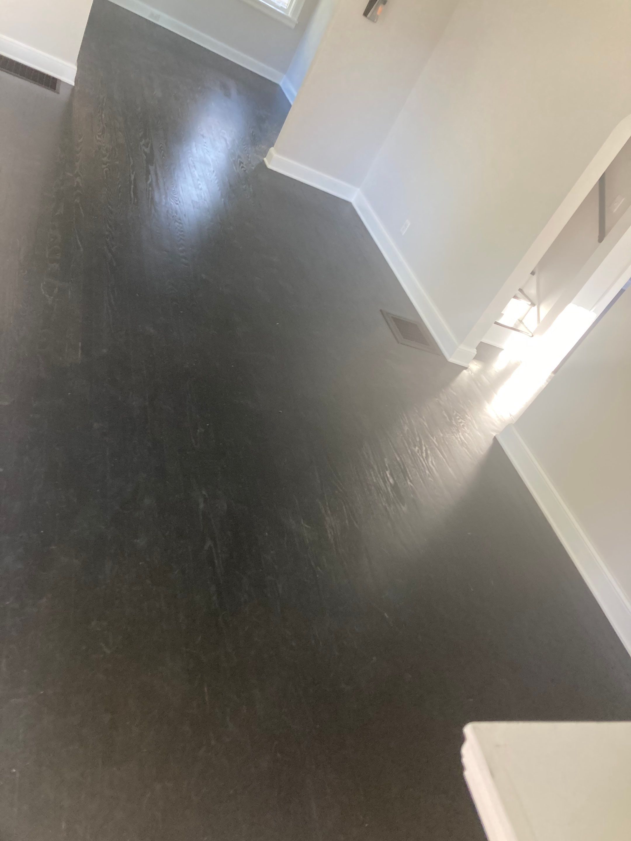 Hardwood floor refinish/restore by Footprints Floors of Nashville