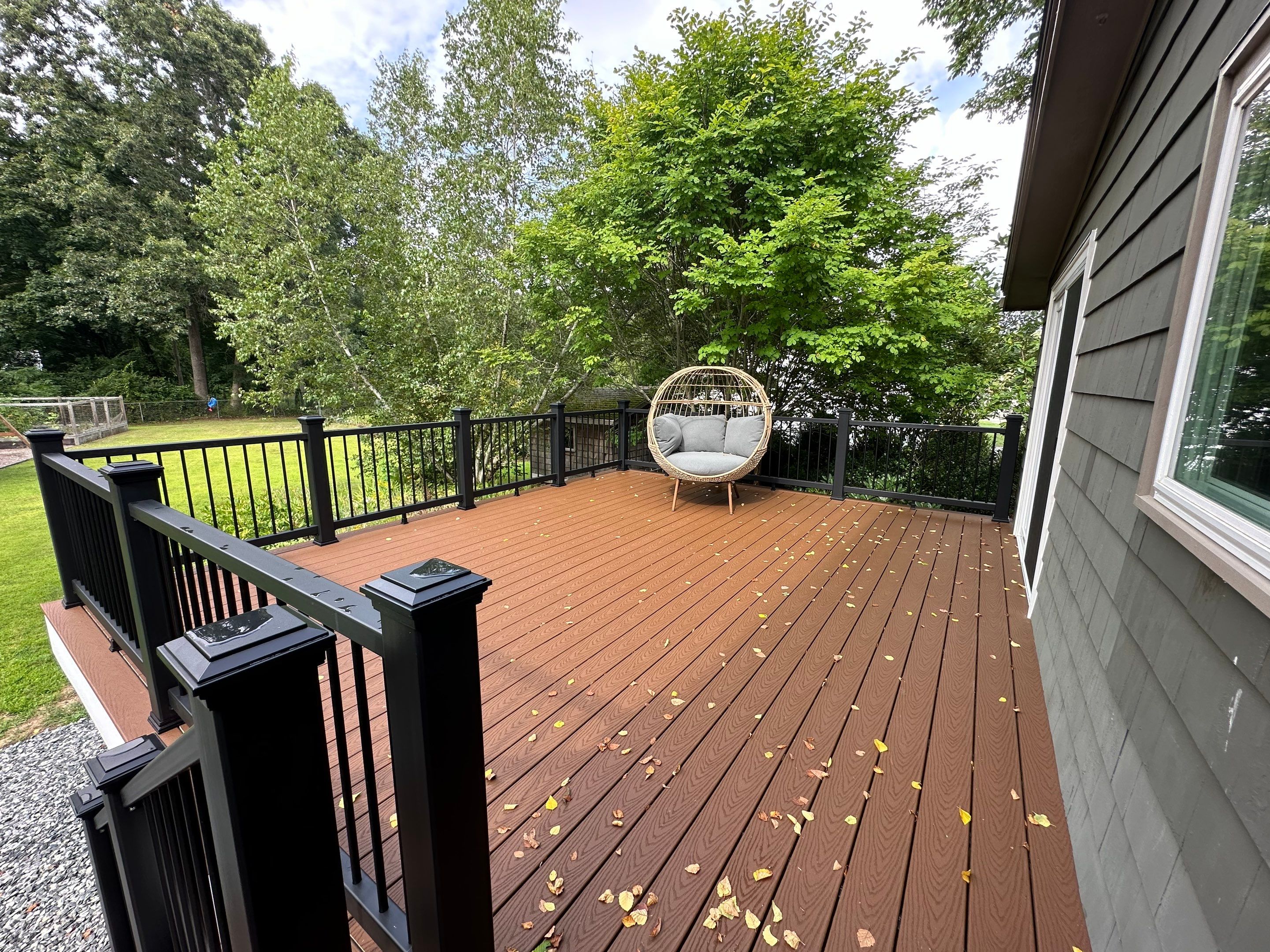 Deck built and Door with new opening in Framingham, MA by UBrothers Construction