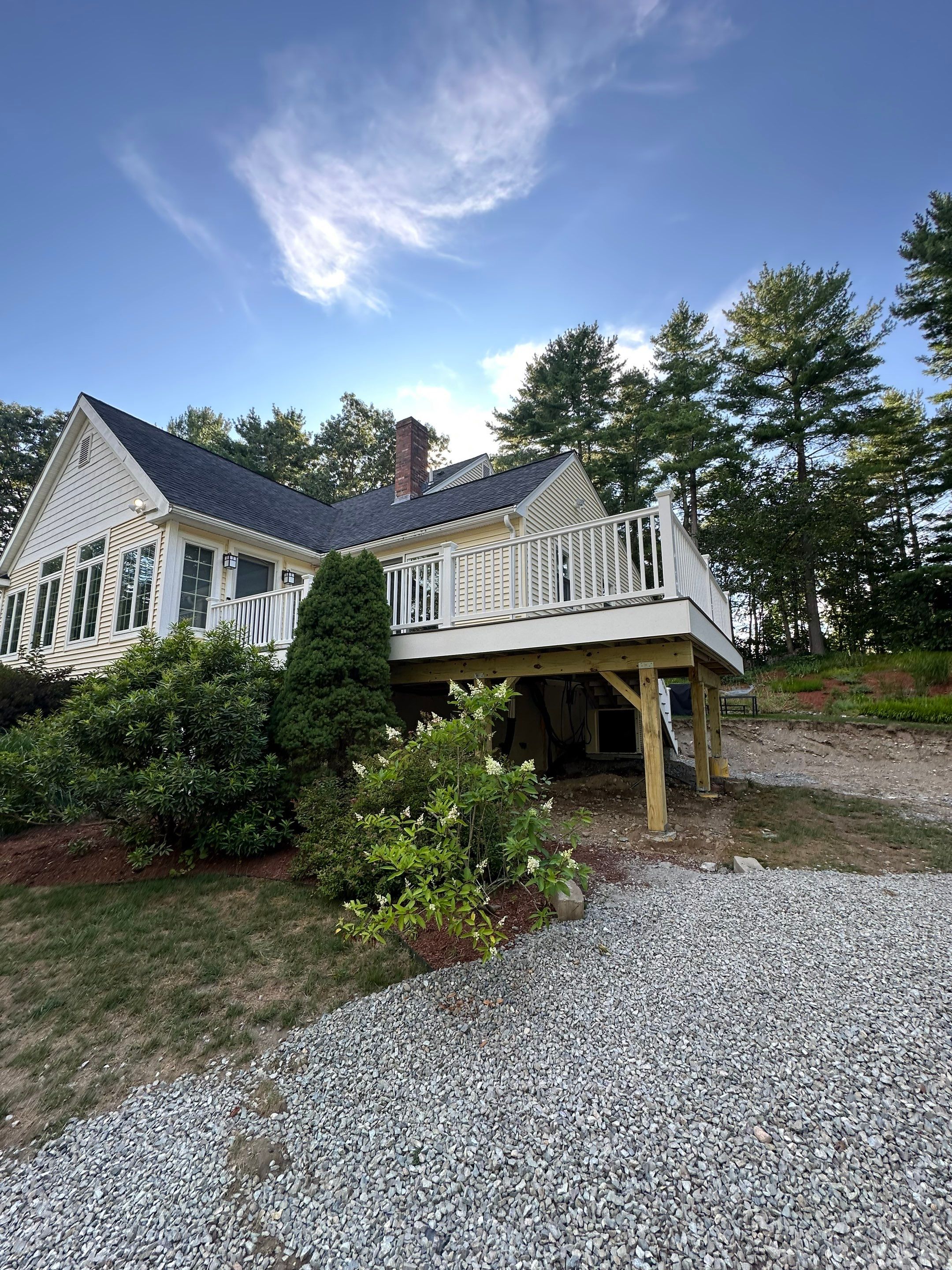 New Deck buit in Medfield MA by UBrothers Construction
