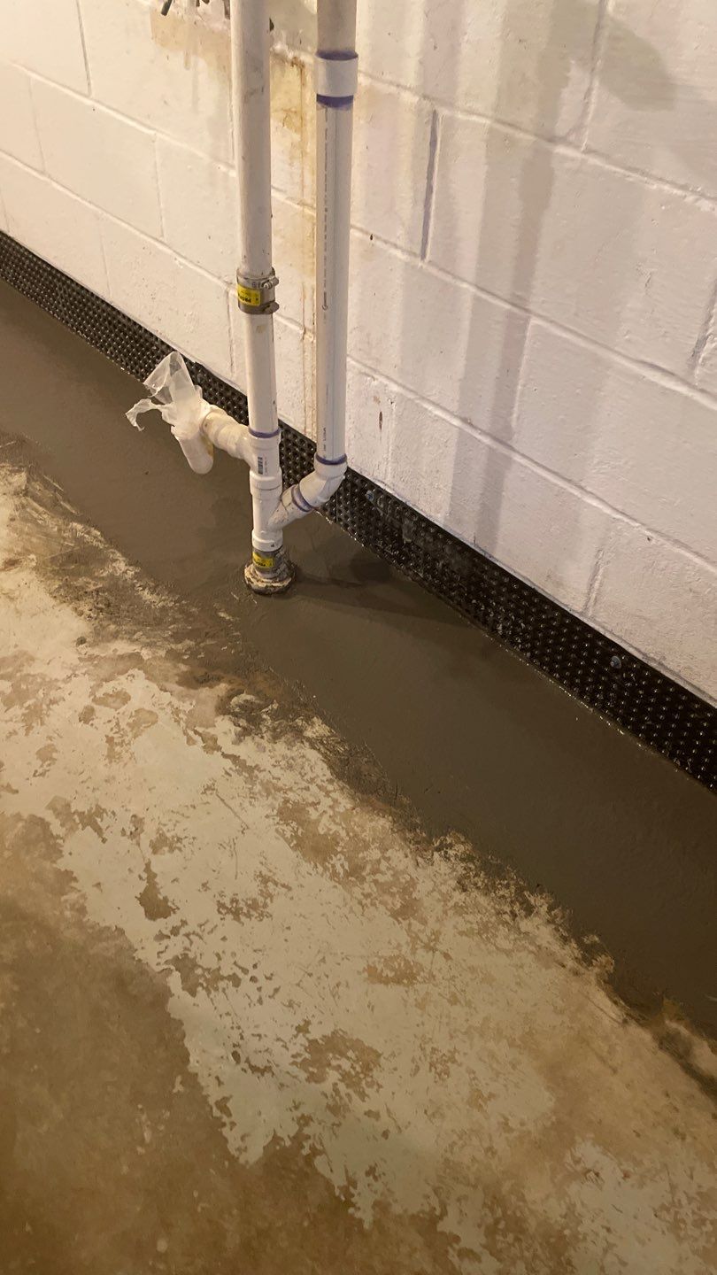 Waterproofing for our neighbor Heather by Waterproofing Northeast