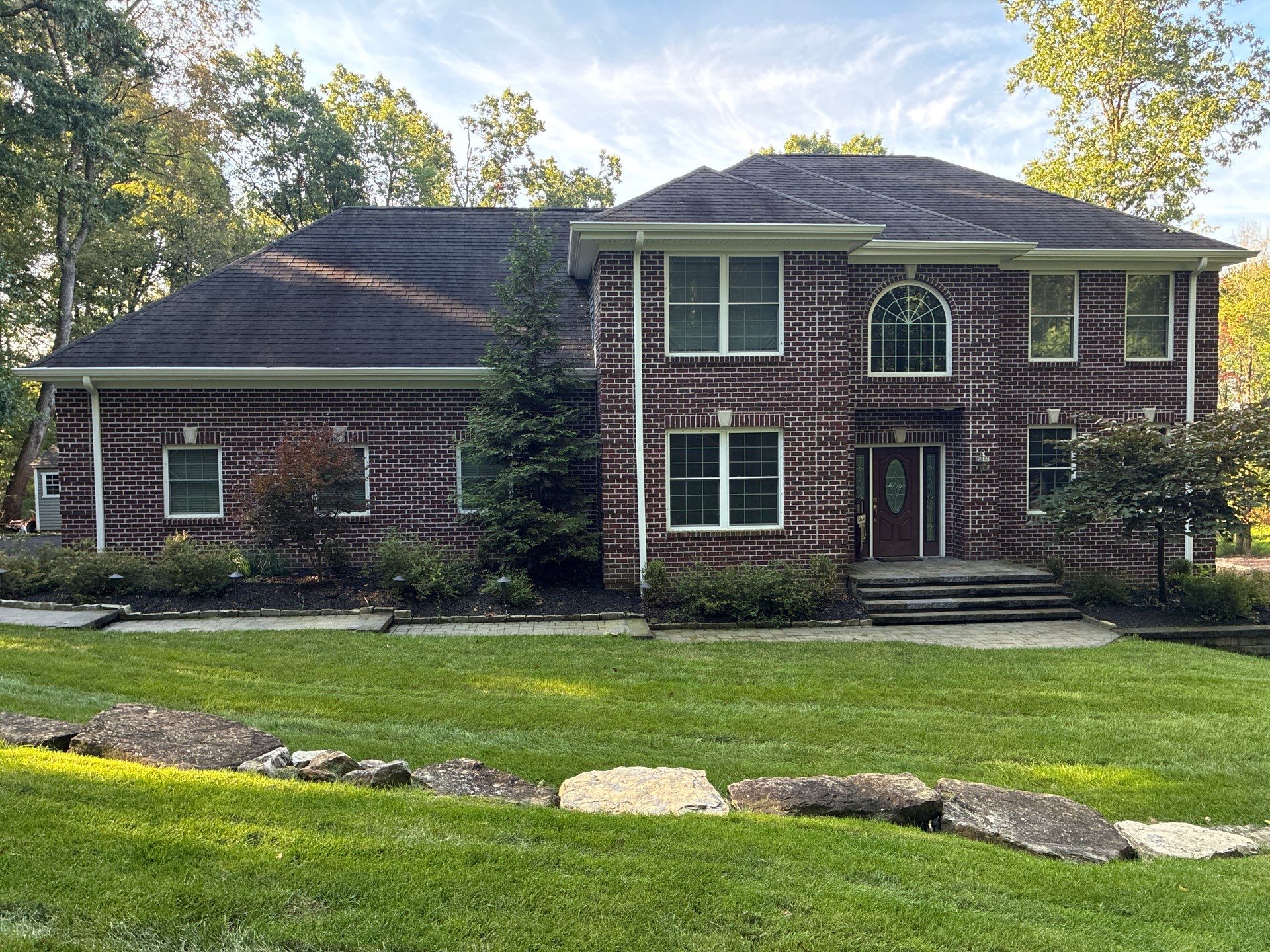 Full House Siding Renovation with English Wedgewood Vinyl in Gibsonia by Ideal Siding Pittsburgh