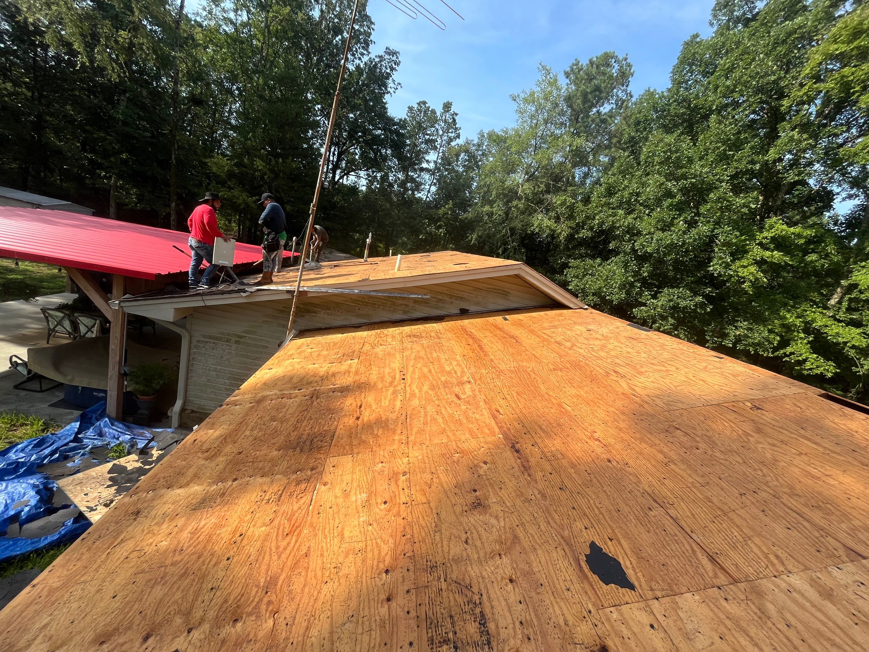 Residential Metal Roof Replacement using Reed's Metals by Hostetler Roofing