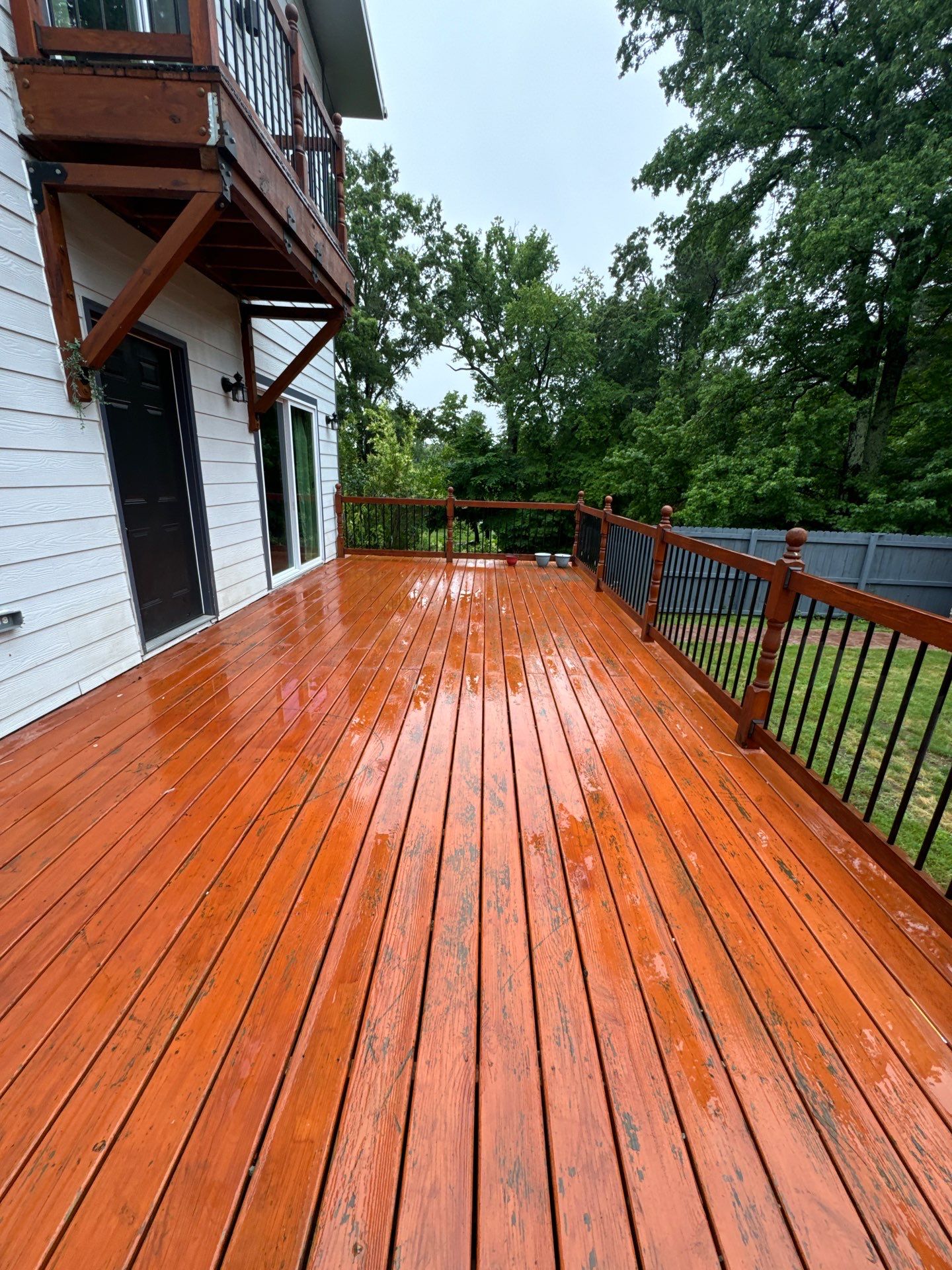 Interior Fresh Coat of paint & Deck stain by GonzalezPainters & Contractors Inc