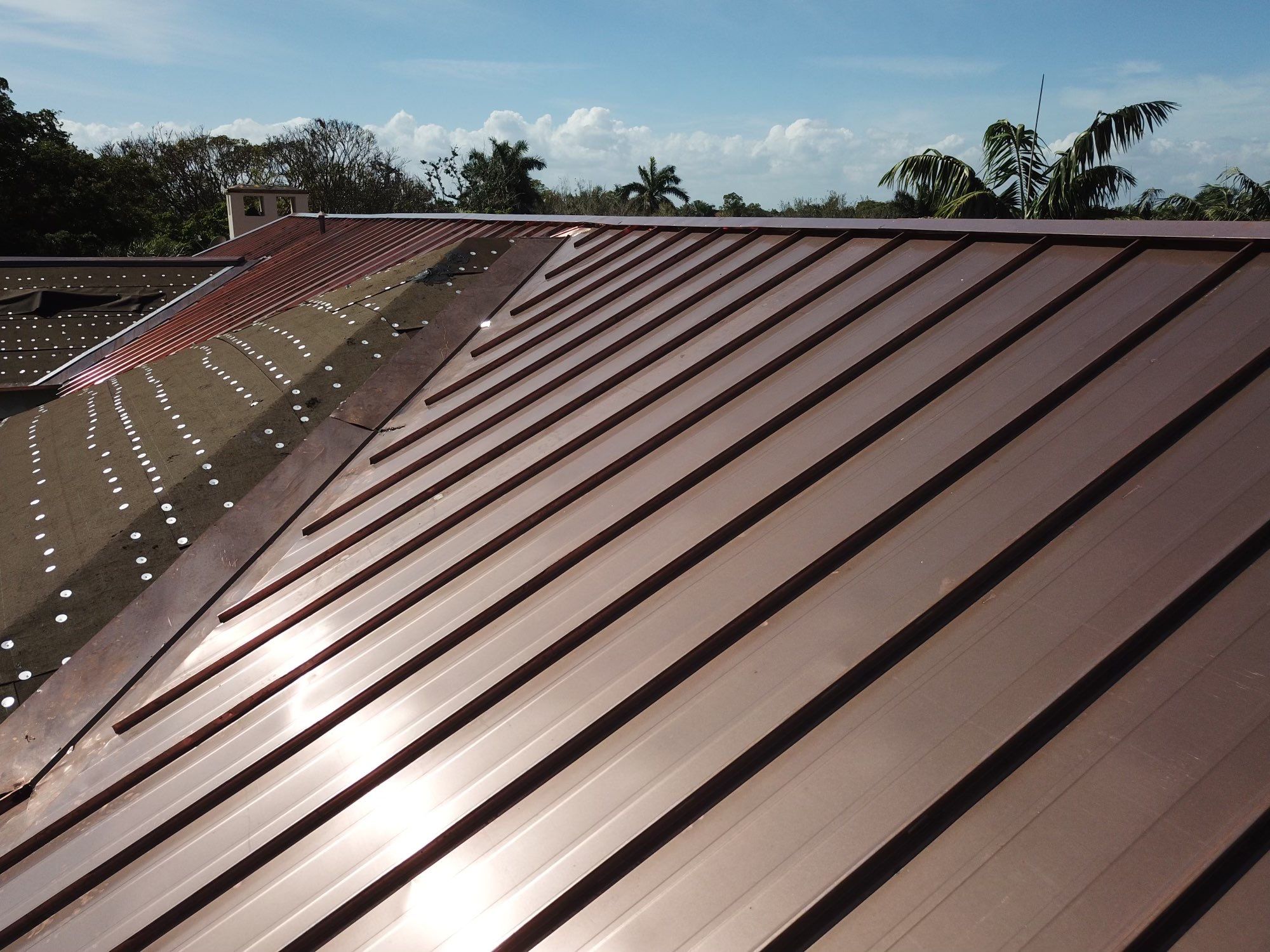 Metal Roof - Copper by Istueta Roofing