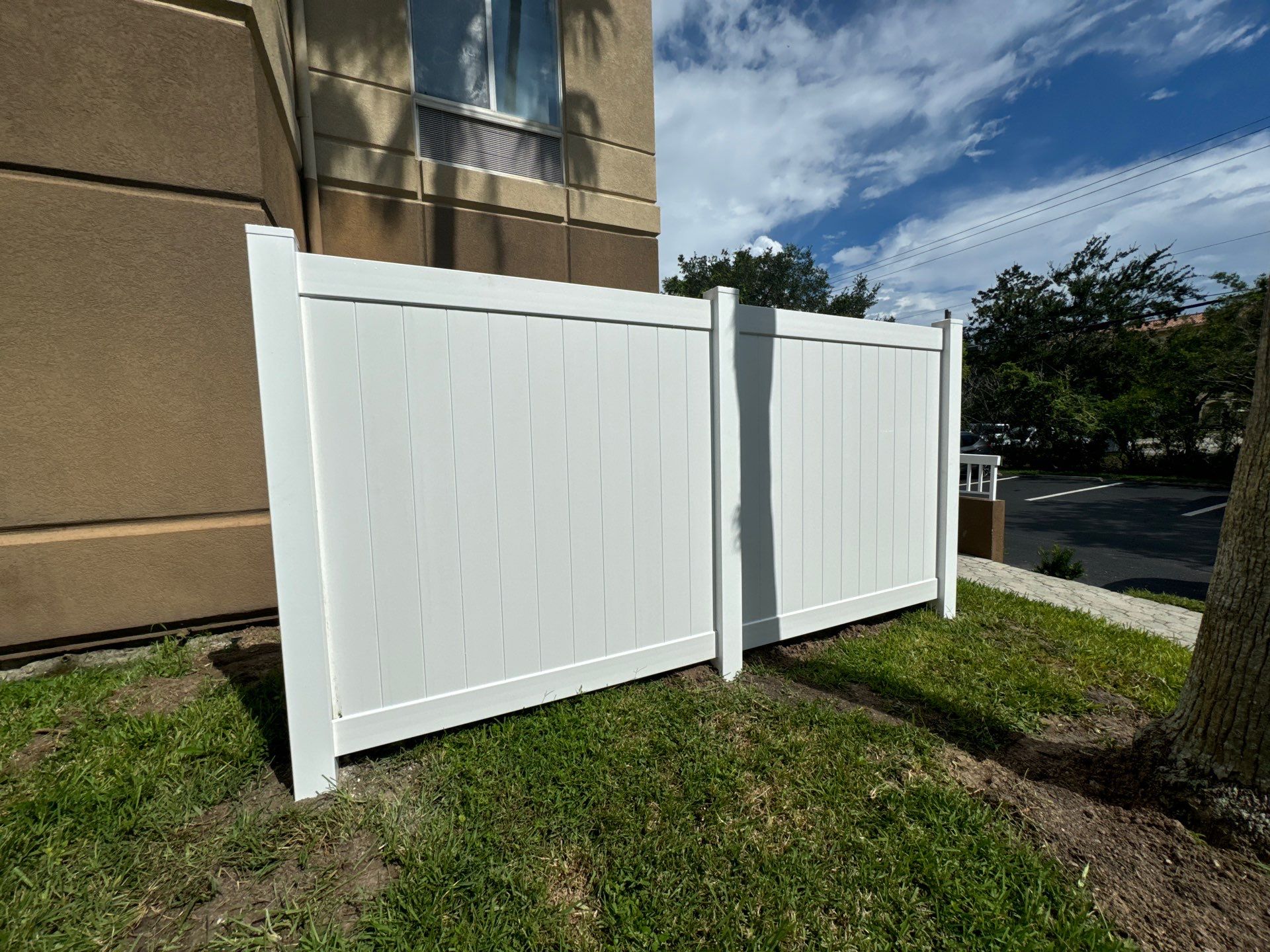 Vinyl Privacy Fence using 6Ft White Vinyl Privacy Fence by Asap fence and gates, LLC