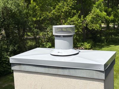 Powder Coated Stainless Steel Chase Cover Installation