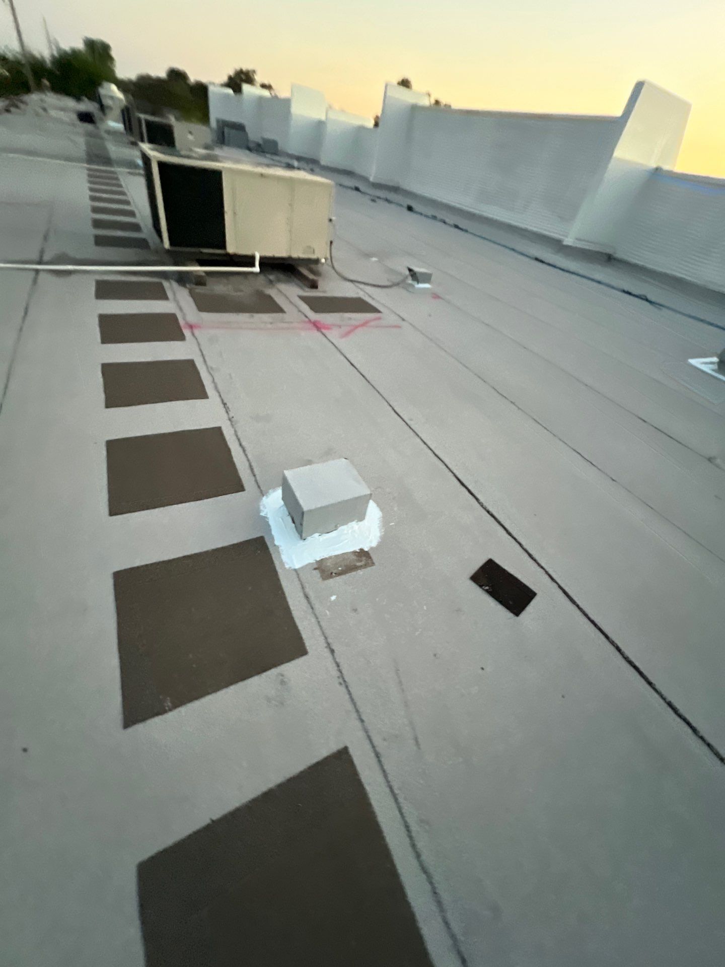 Commercial Roofing Repair using Customer requested products by Roof Repair Company