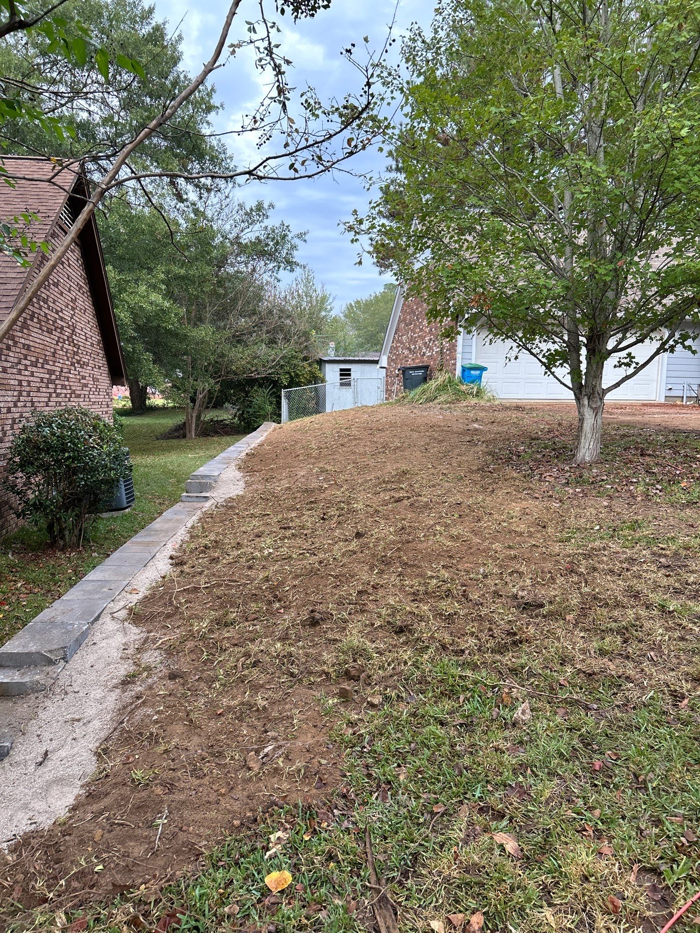Elegant Stone Retaining Wall by Roberson Construction LLC