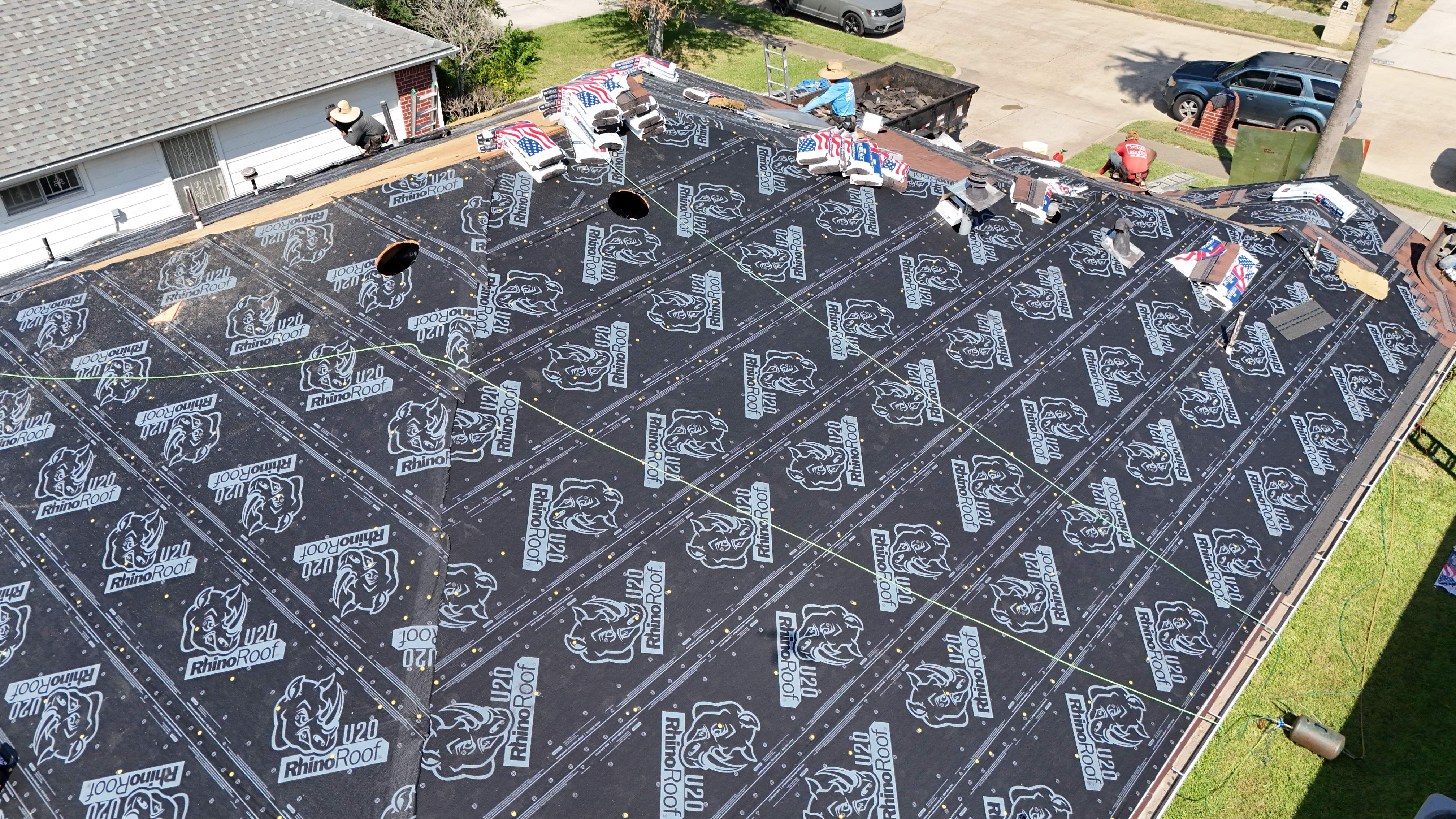 Roof Replacement with Skylights — Channelview, TX by PL Roofing & SB Roofing, LLC.