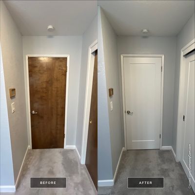 Single panel door