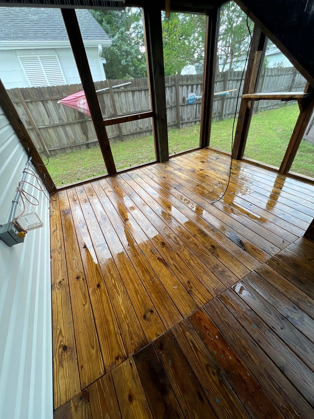 Weathered Deck using Wood Sealant by DuraSeal