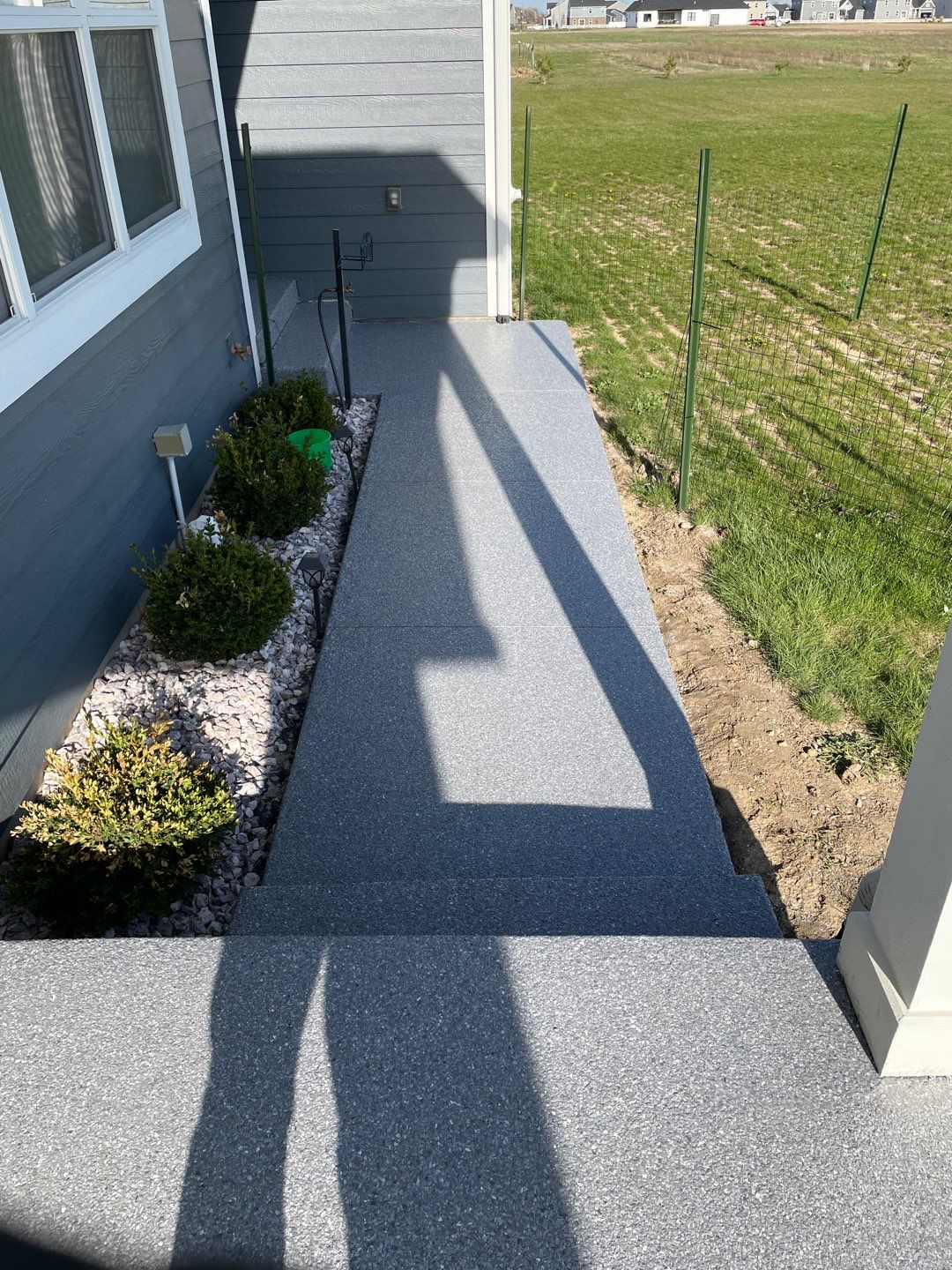 Garage, Barn and Patio Floor using Granite by Your1DayFloor.com
