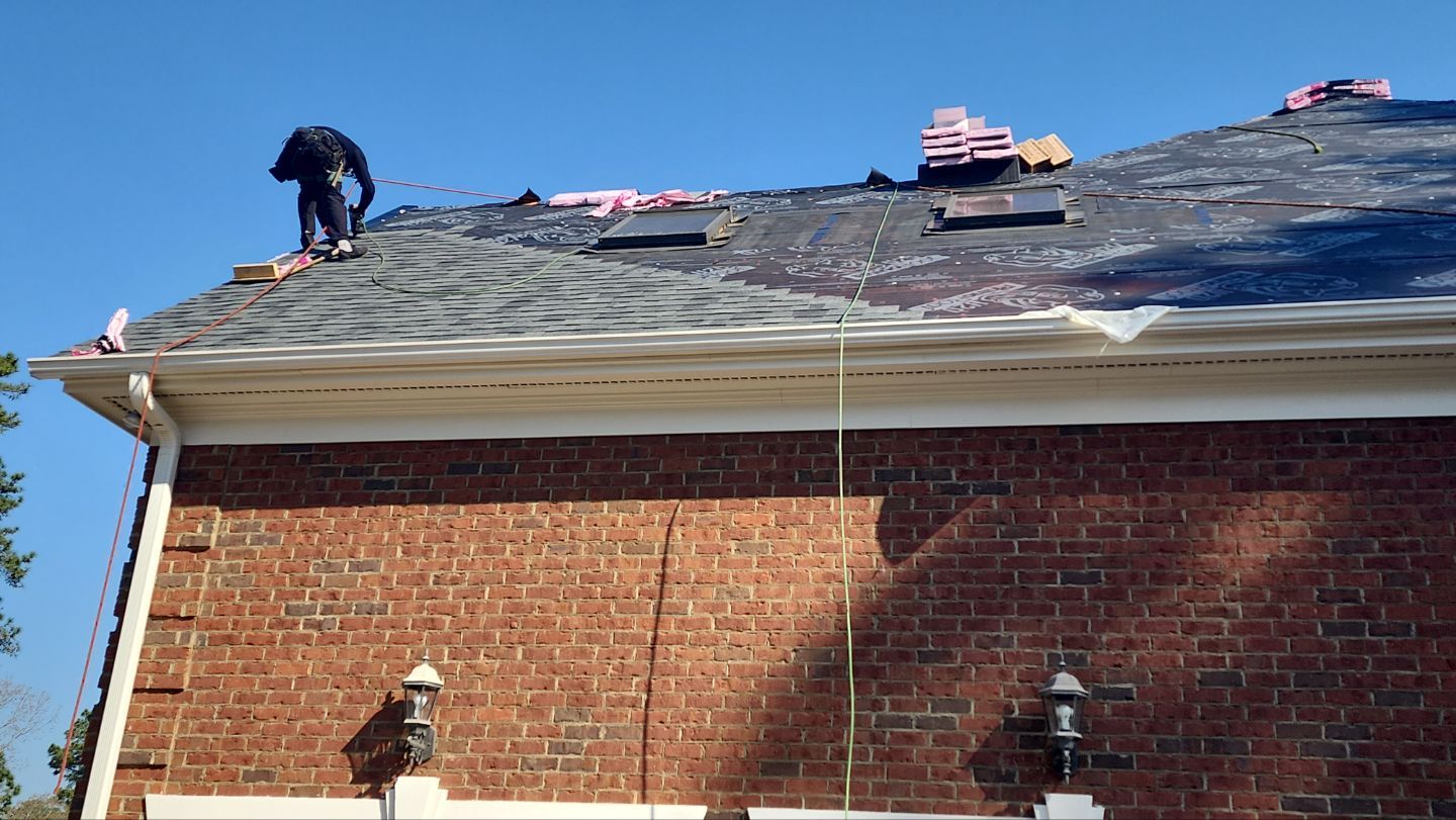 Residential Roofing Installation using Owens Corning Duration Estate Gray by Indigo State Roofing