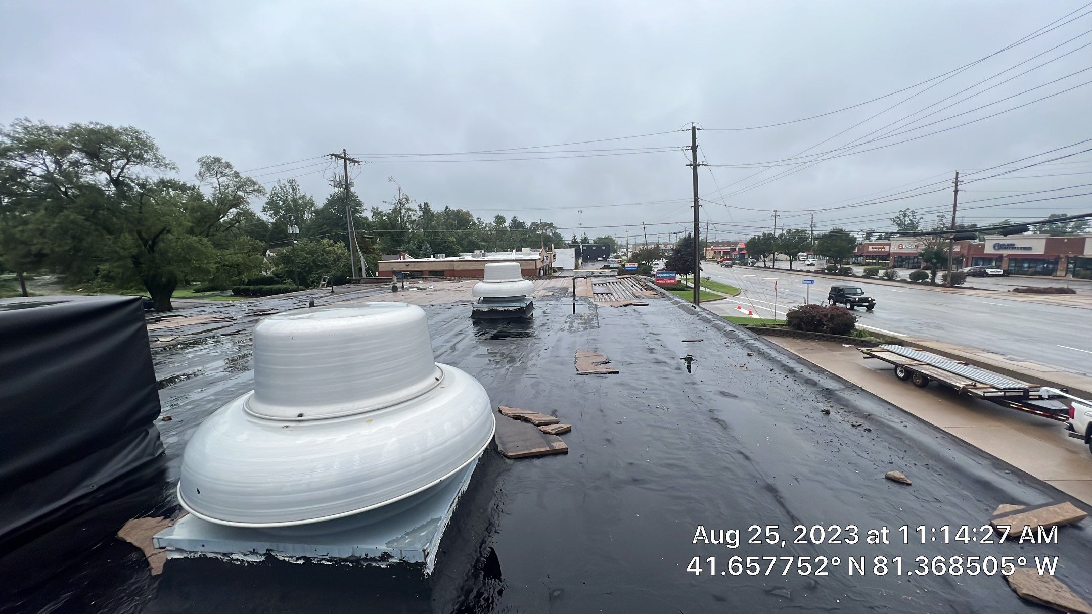 Flat Roof Install Mentor Ohio by Gold Star Roofing LLC 