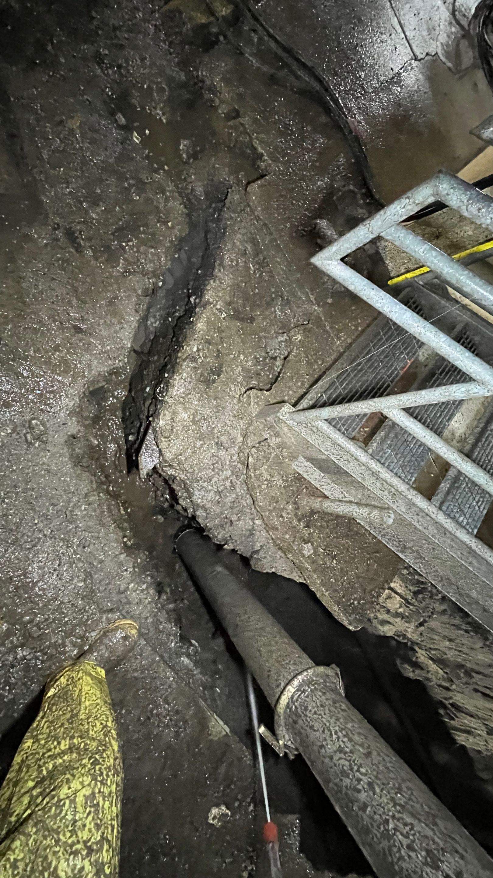 Ritz-Carlton NW Service Area Daylighting by Don Mar, Inc. Storm Water Solutions