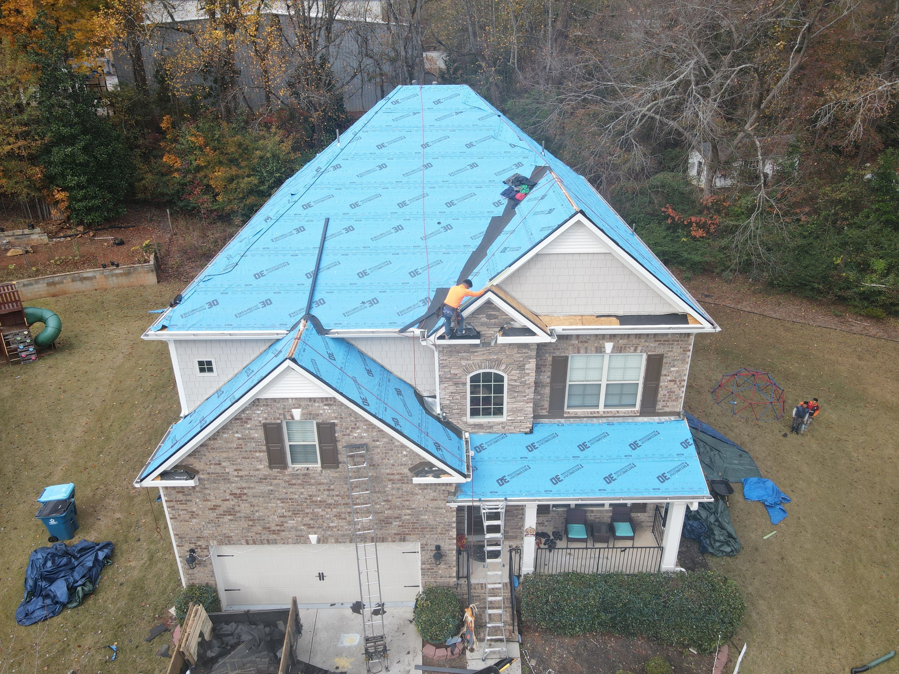 Residential Roofing Installation using Owens Corning by Inspector Roofing and Restoration