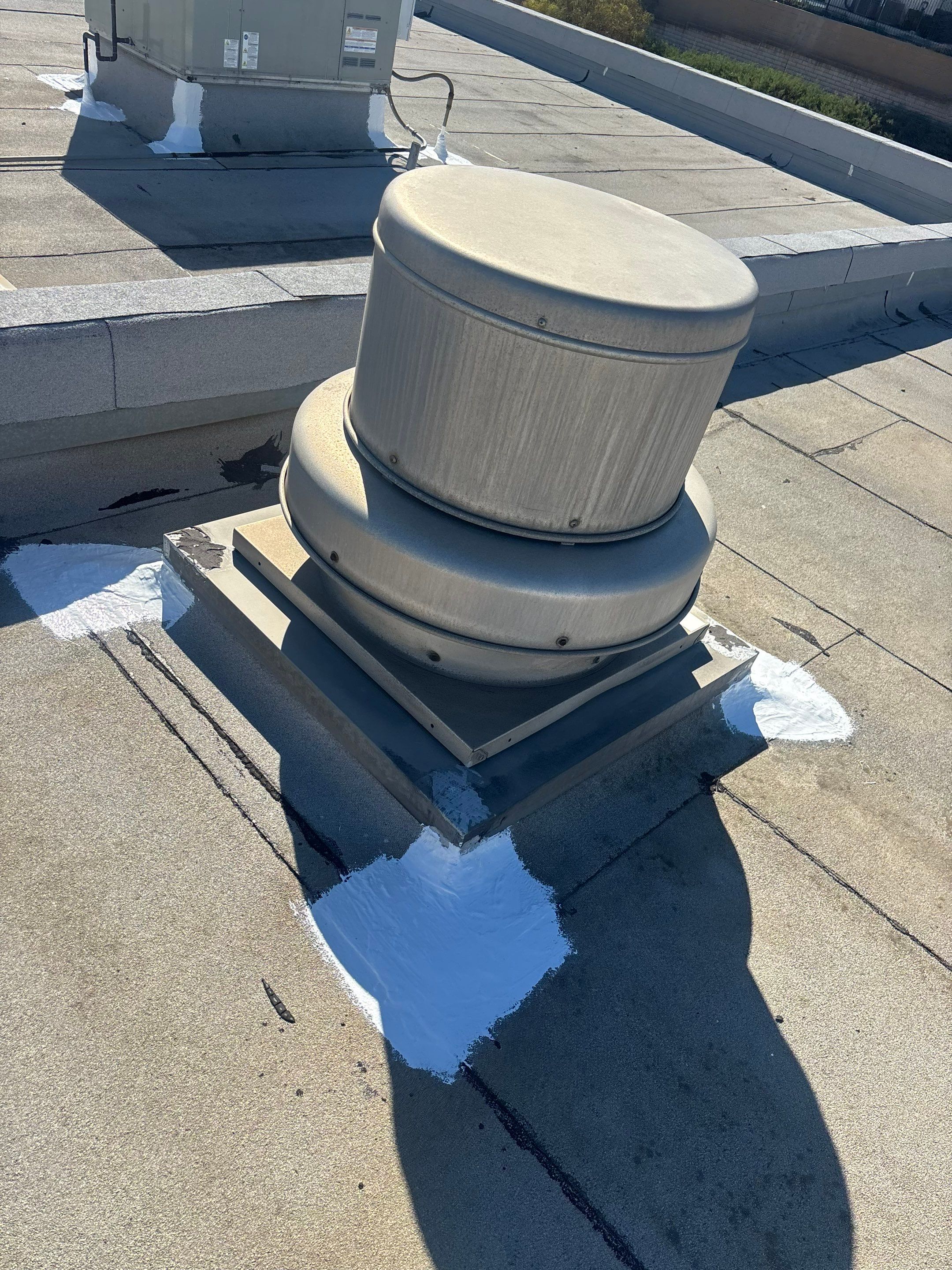 Escondido Commercial Roof Maintenance & Silicone Restoration Preparation by Zenith Roofing Services