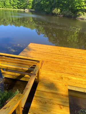 Dock using Wood Sealant