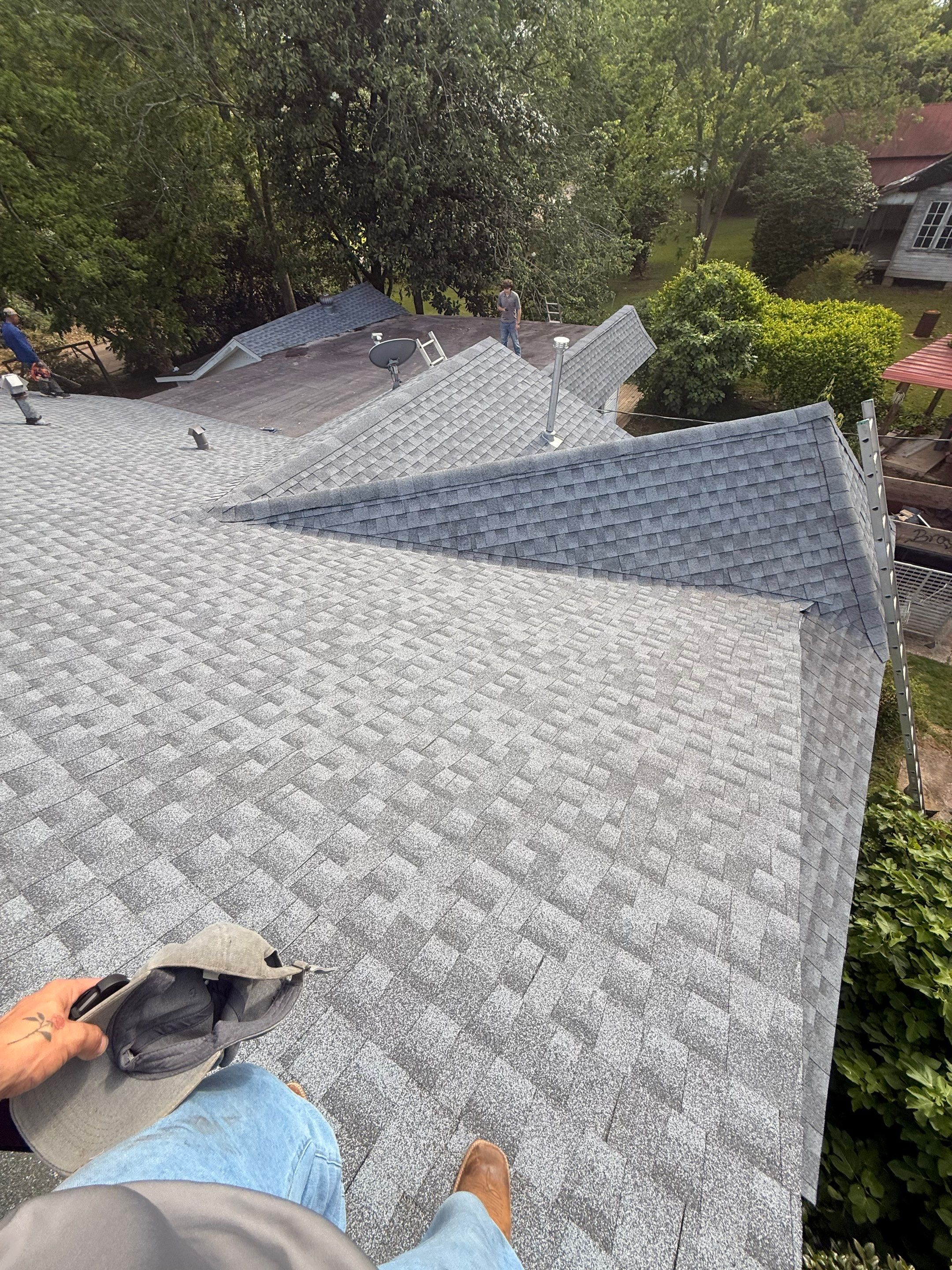 GAF HDZ Oyster Gray Roof Install in Poplarville, MS by Frontline Roofing