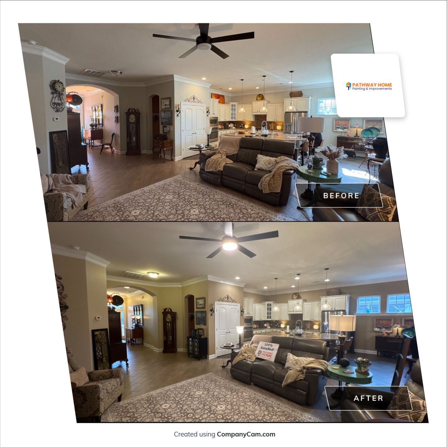 β This Home Runs on Latte Love by Pathway Home Painting & Improvements