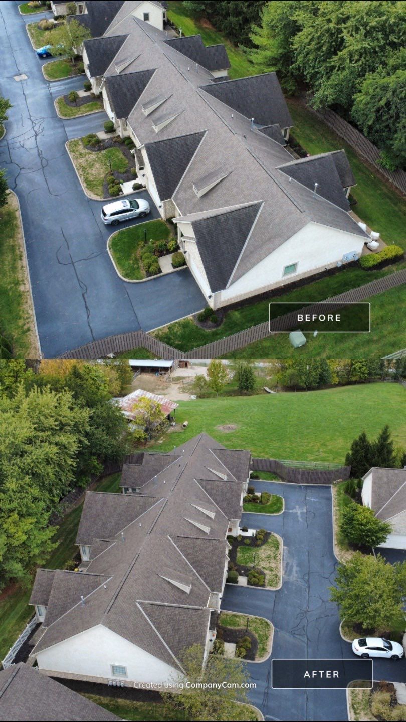 Roof Maxx Commercial Before & After Pictures by Roof Maxx of Columbus, OH