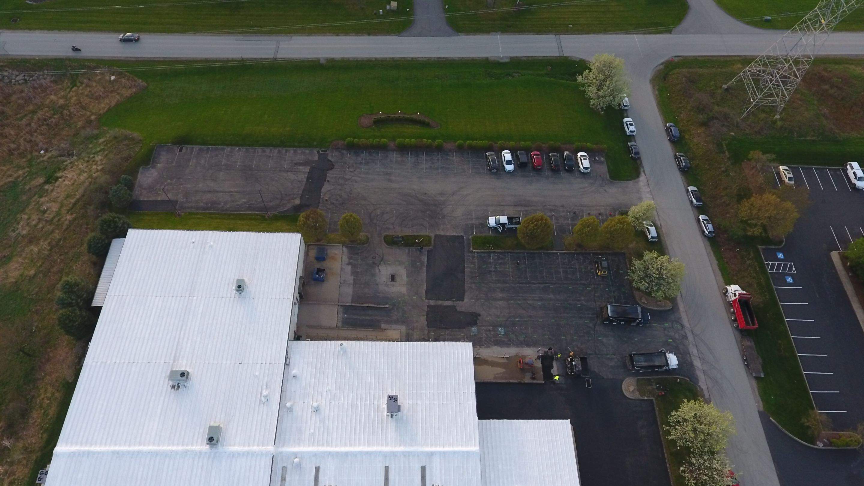 Asphalt Resurface Commercial Park Lot using asphalt by Brant's Asphalt