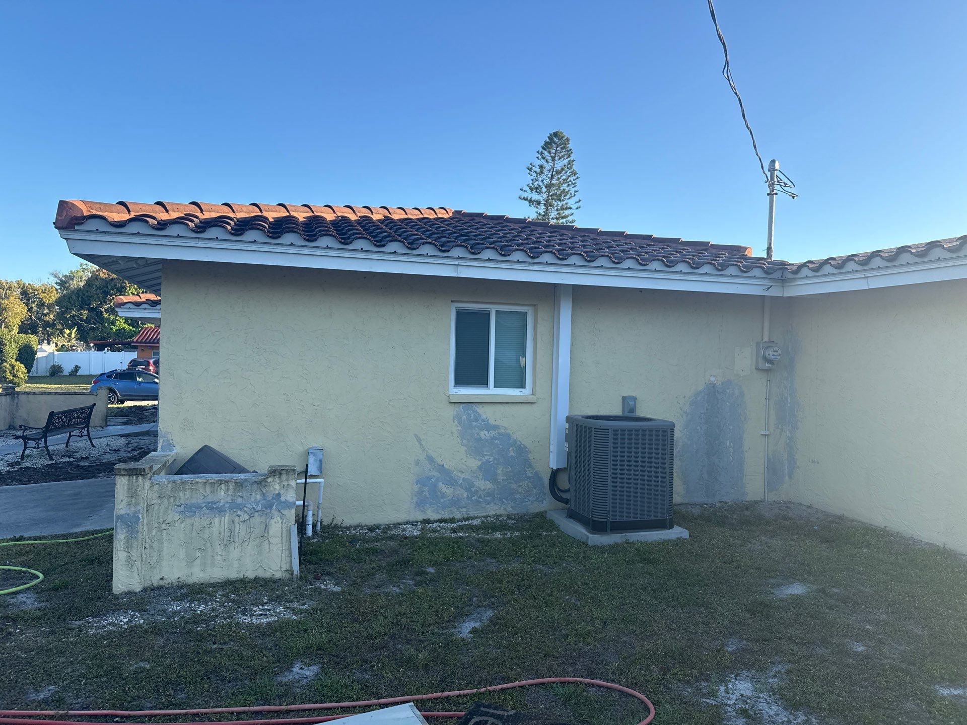 Full Exterior Cleaning Before Painting – Sarasota, FL (Near Sarasota Airport) by Sunshine AquaWash