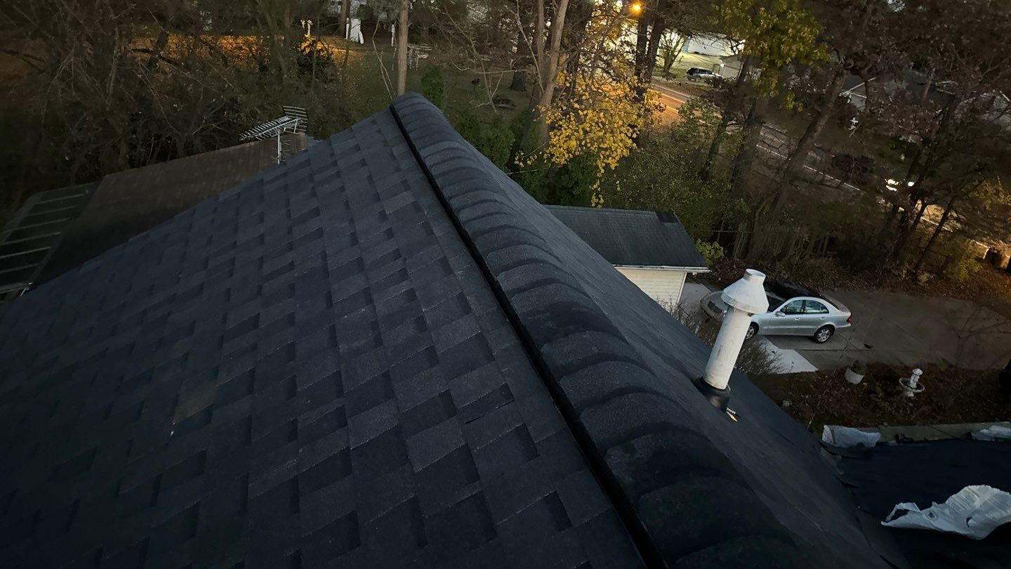 Roof Replacement using CertainTeed Landmark Moire Black by 180 Contractors