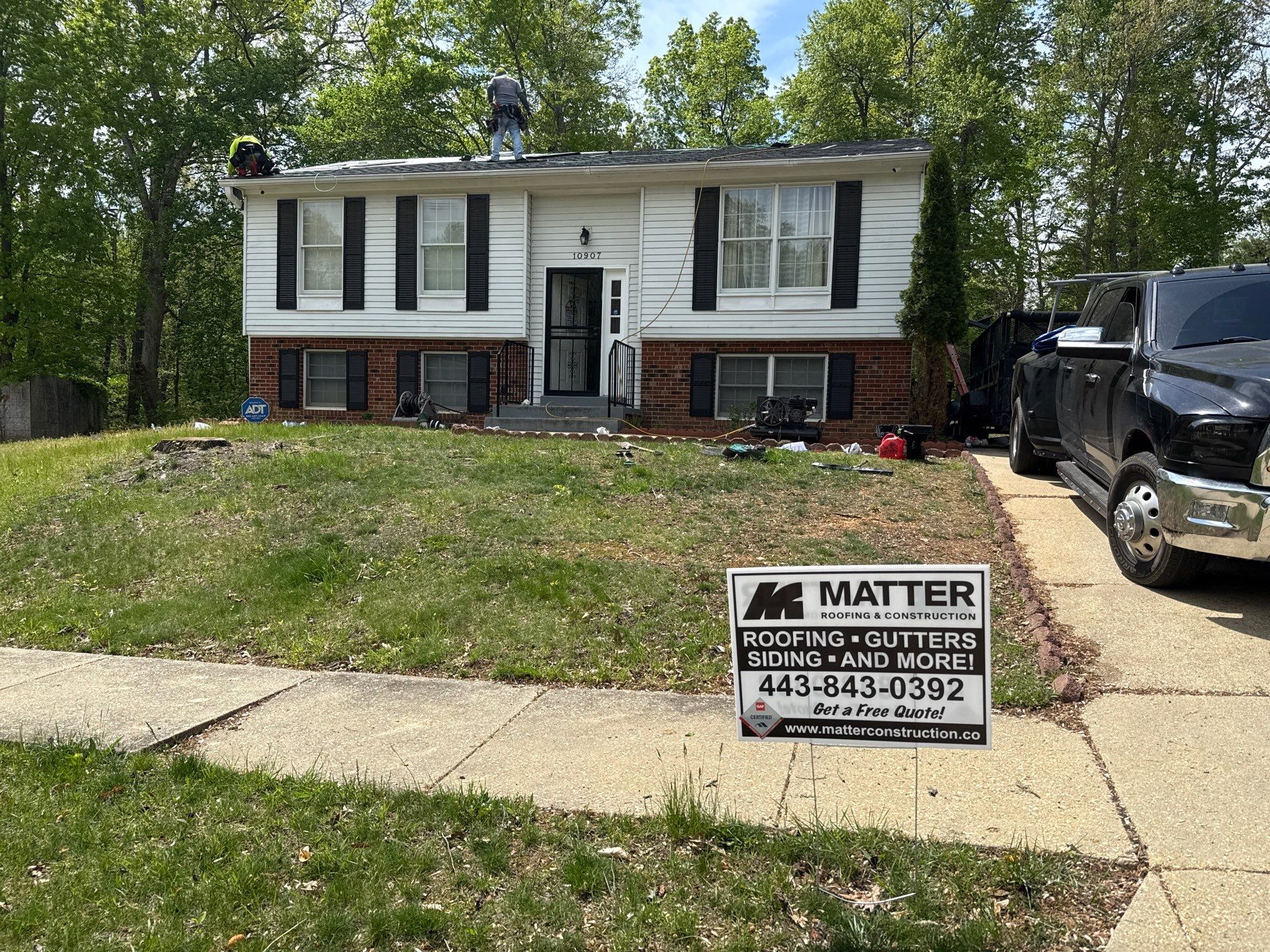 Residential Roofing Installation using GAF Timberline HDZ by Matter Construction, LLC