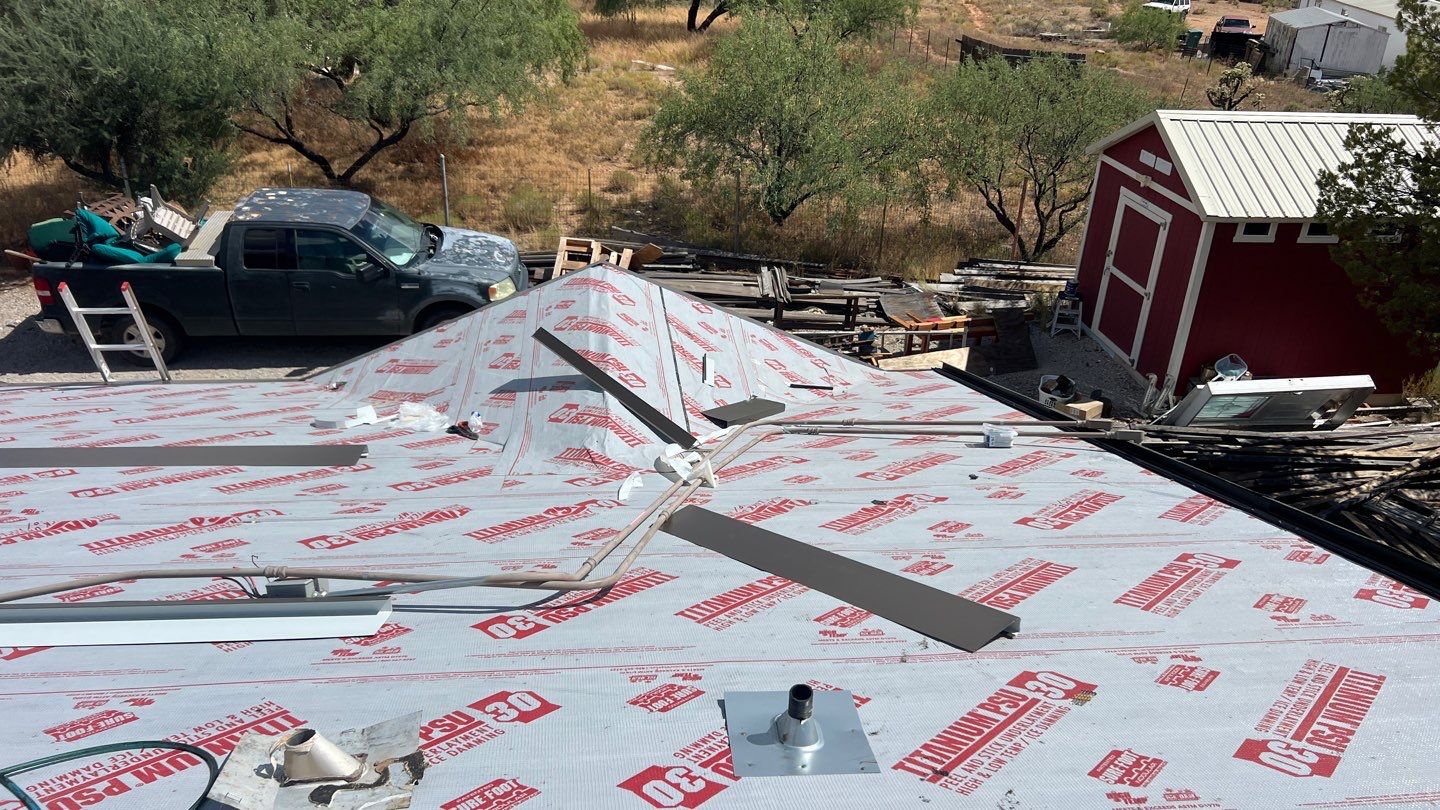 Storm Gray Stone Coated Steel by Reimagine Roofing