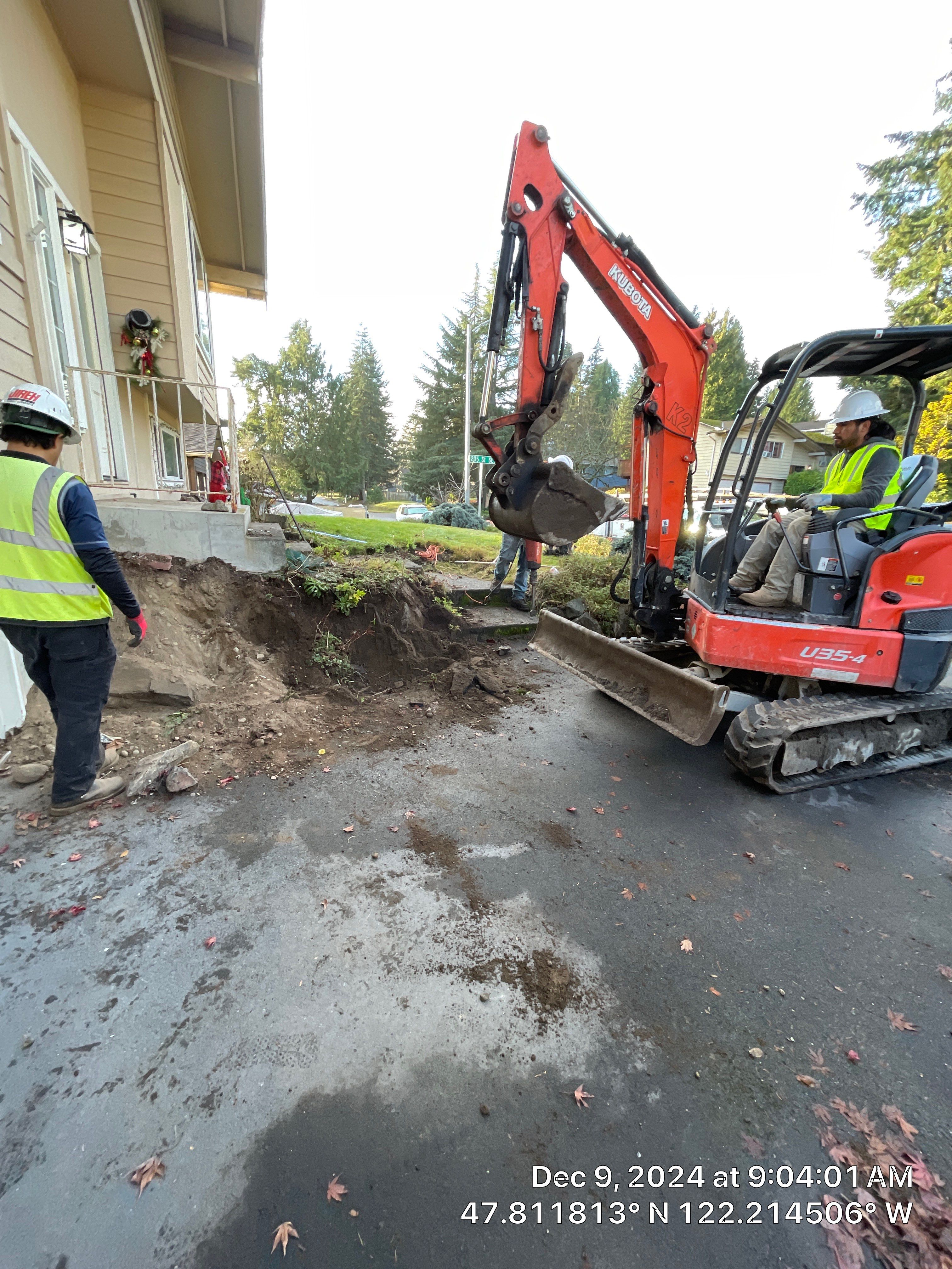 Concrete Front Stair Repair | Bothell  by Jireh Asphalt & Concrete Inc 