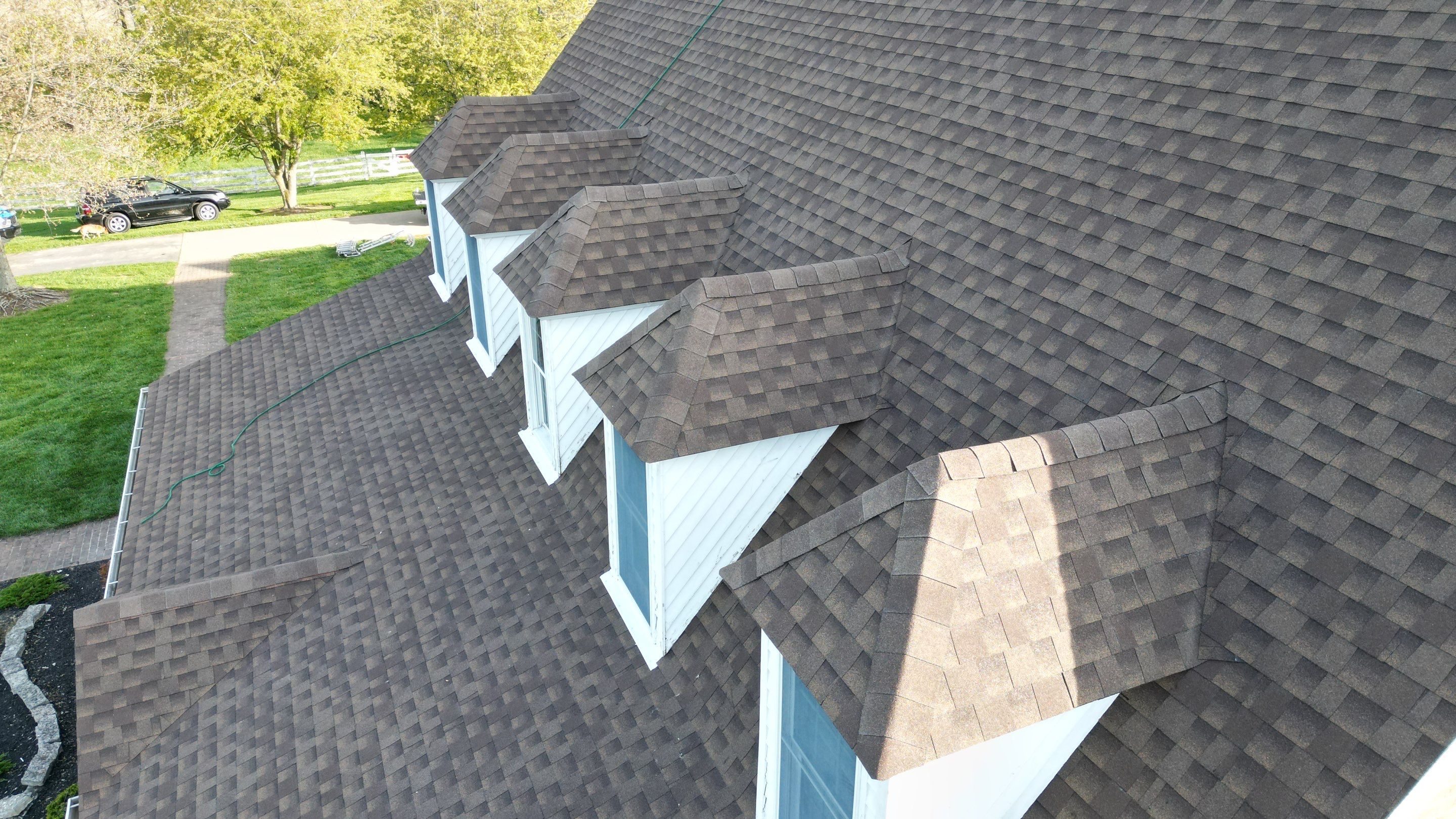 Residential Roofing Installation using Timberline HDZ Shingles - Barkwood by RoofX 