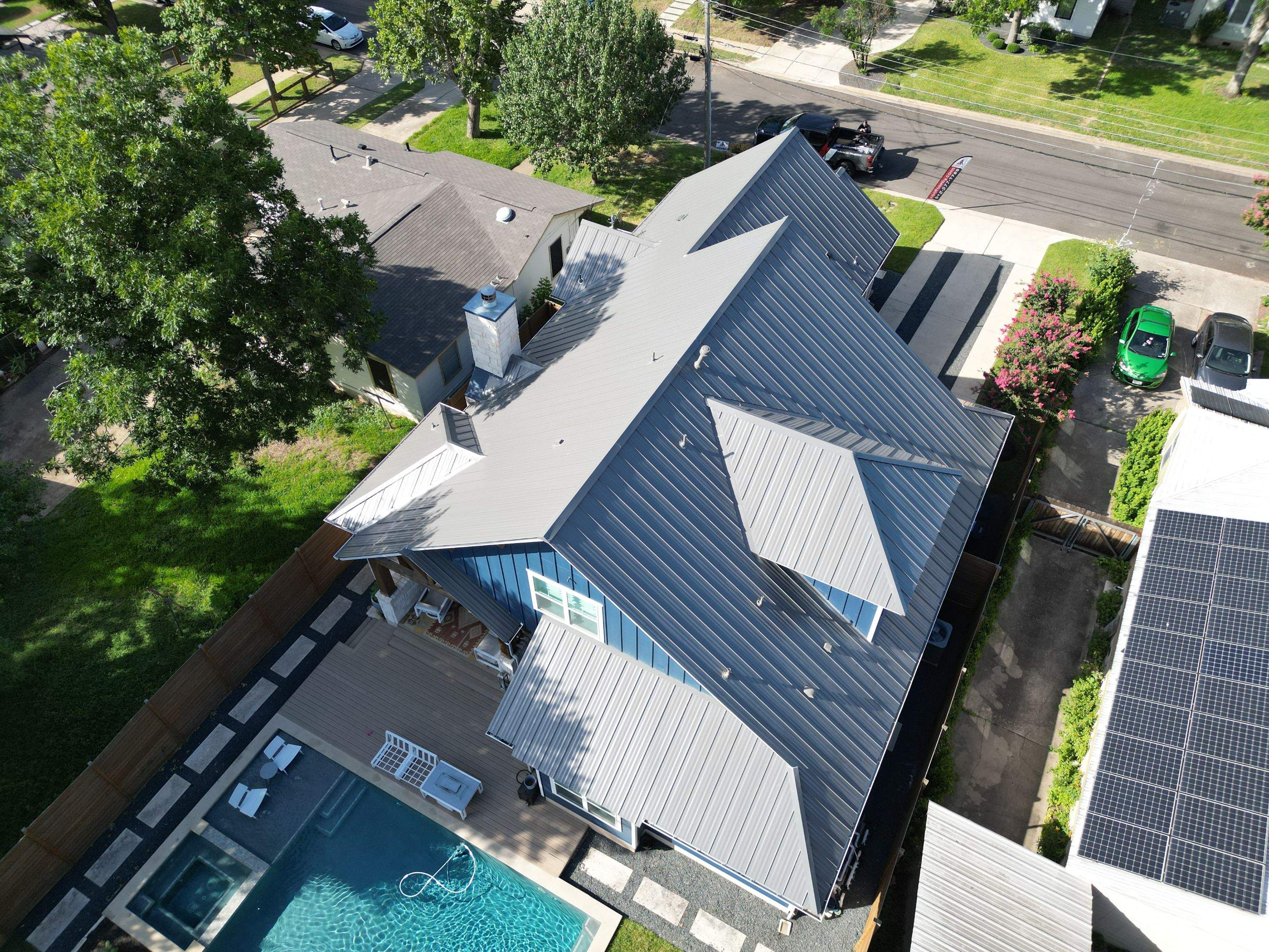 Charcoal Grey - L&A Metals LLC Type FF100, Hidden fastener/Standing Seam by RoofsOnly.com