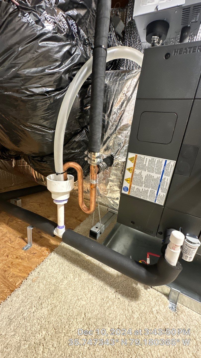 Trane XV20i Split Heat Pump Install  by Nick's Mechanical LLC.
