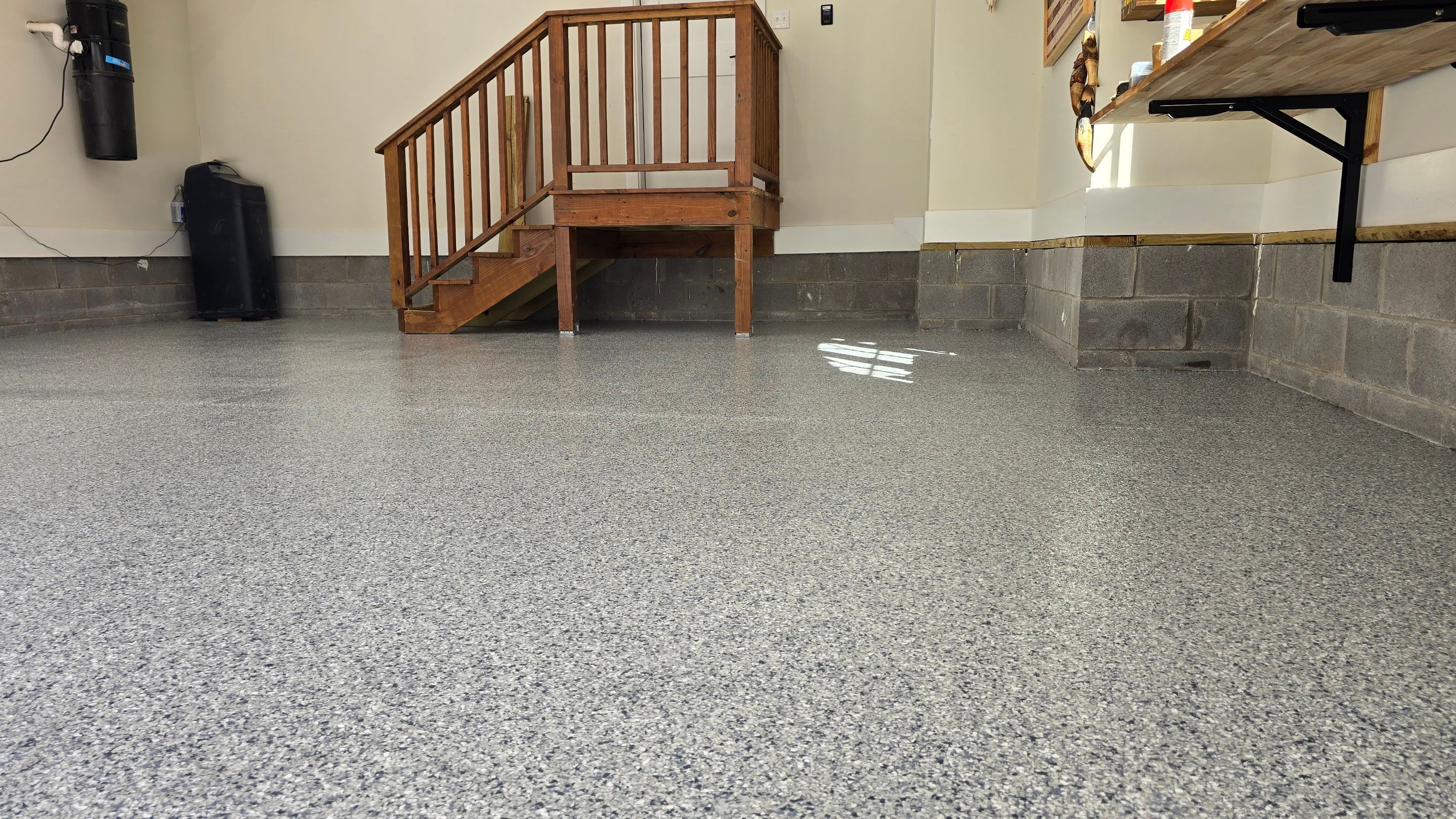 Garage using Tidal Wave by Elite Floor Solutions