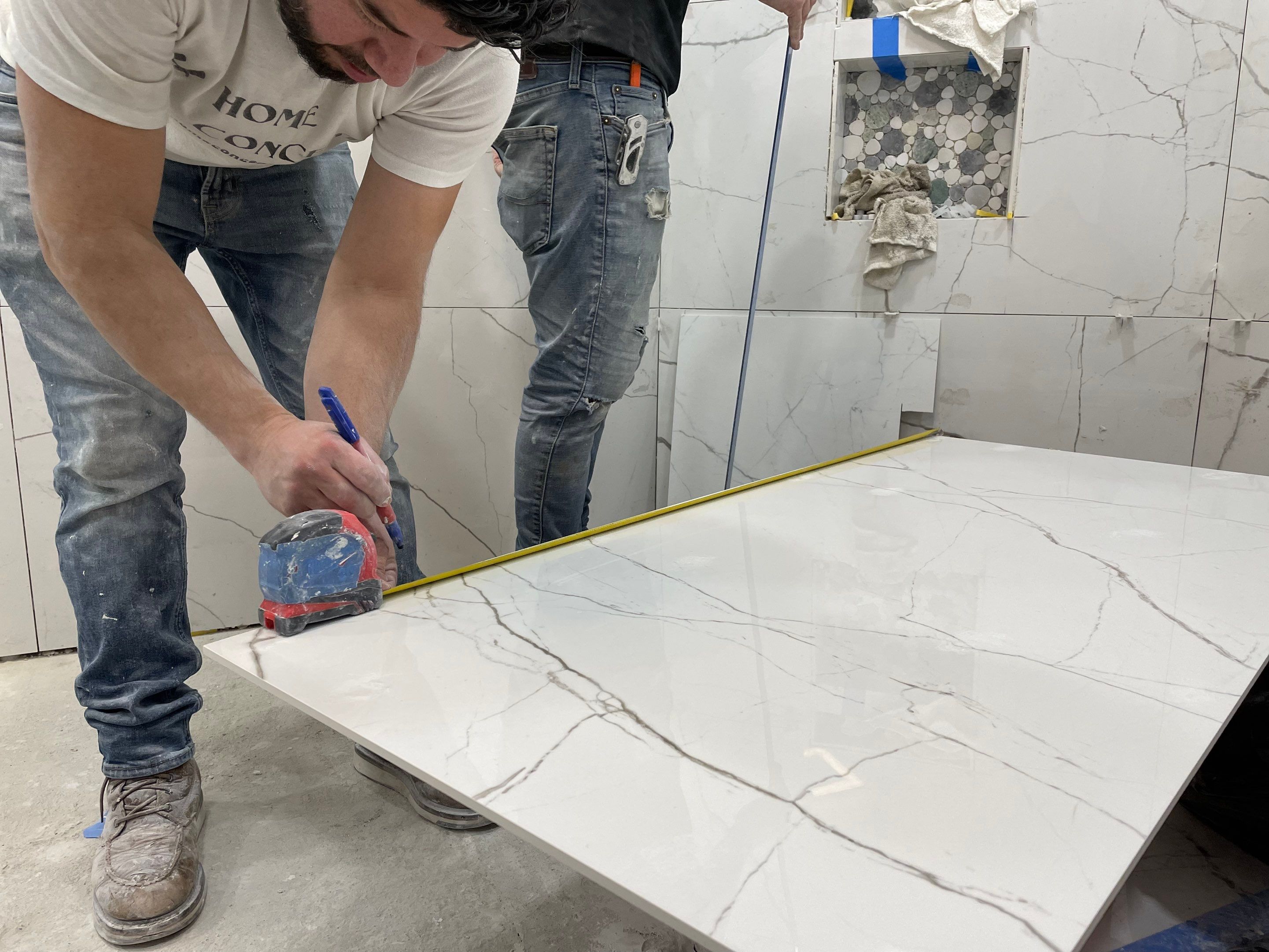 Bathroom Remodel using Tile by Home Concepts Construction