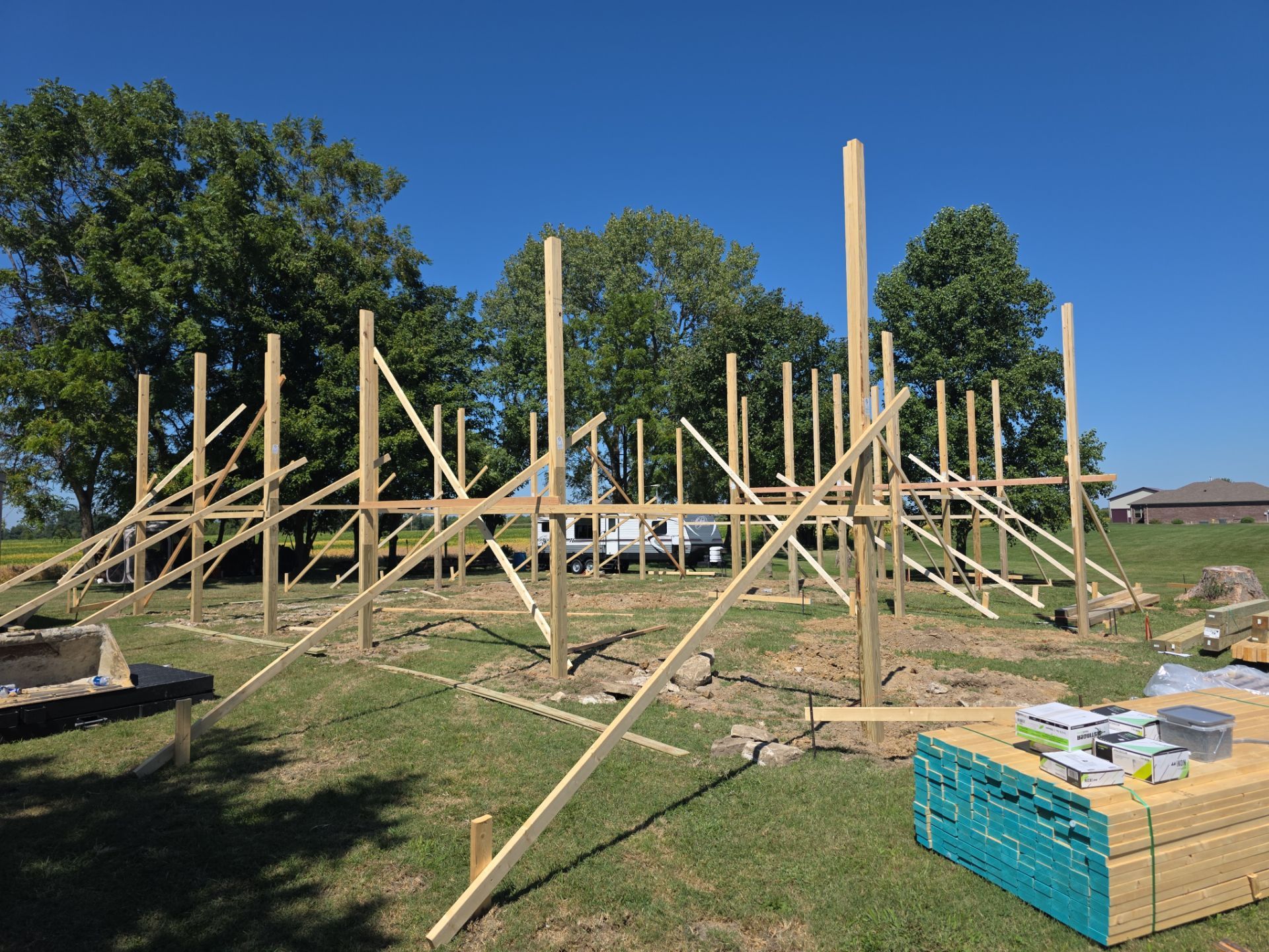 Custom Pole Barn Home by The Barn Builders