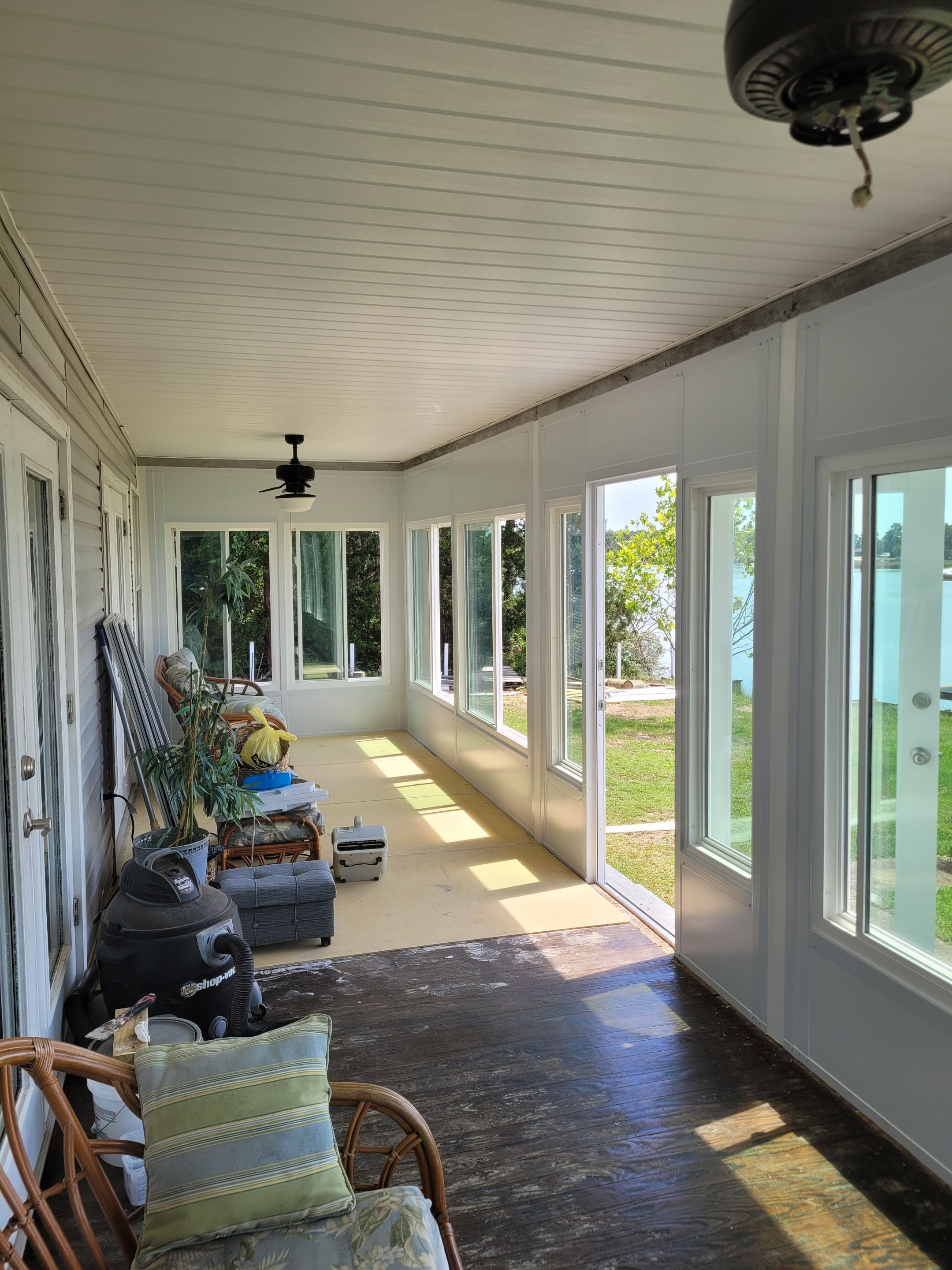 Glass Under w/Stairs in Milton by Titan Sunrooms
