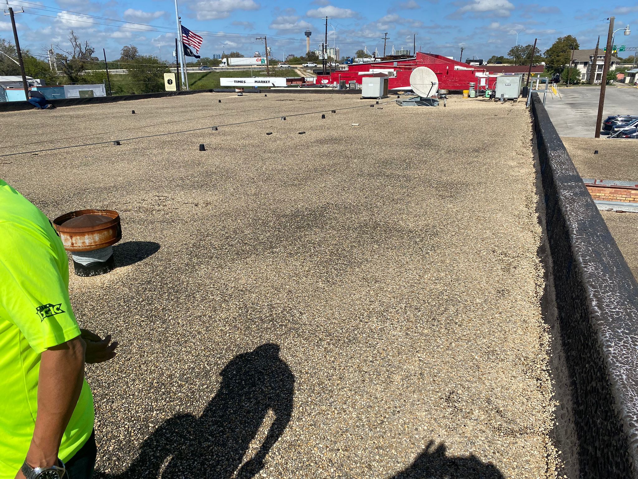 San Antonio Post Office Recover with a 20 year NDL warranty by Grell Roofing, LLC