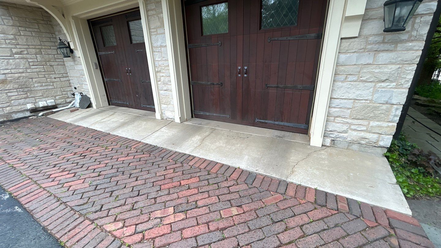 Winnetka, IL bluestone patio cleaning by Northern Power Washing LLC.