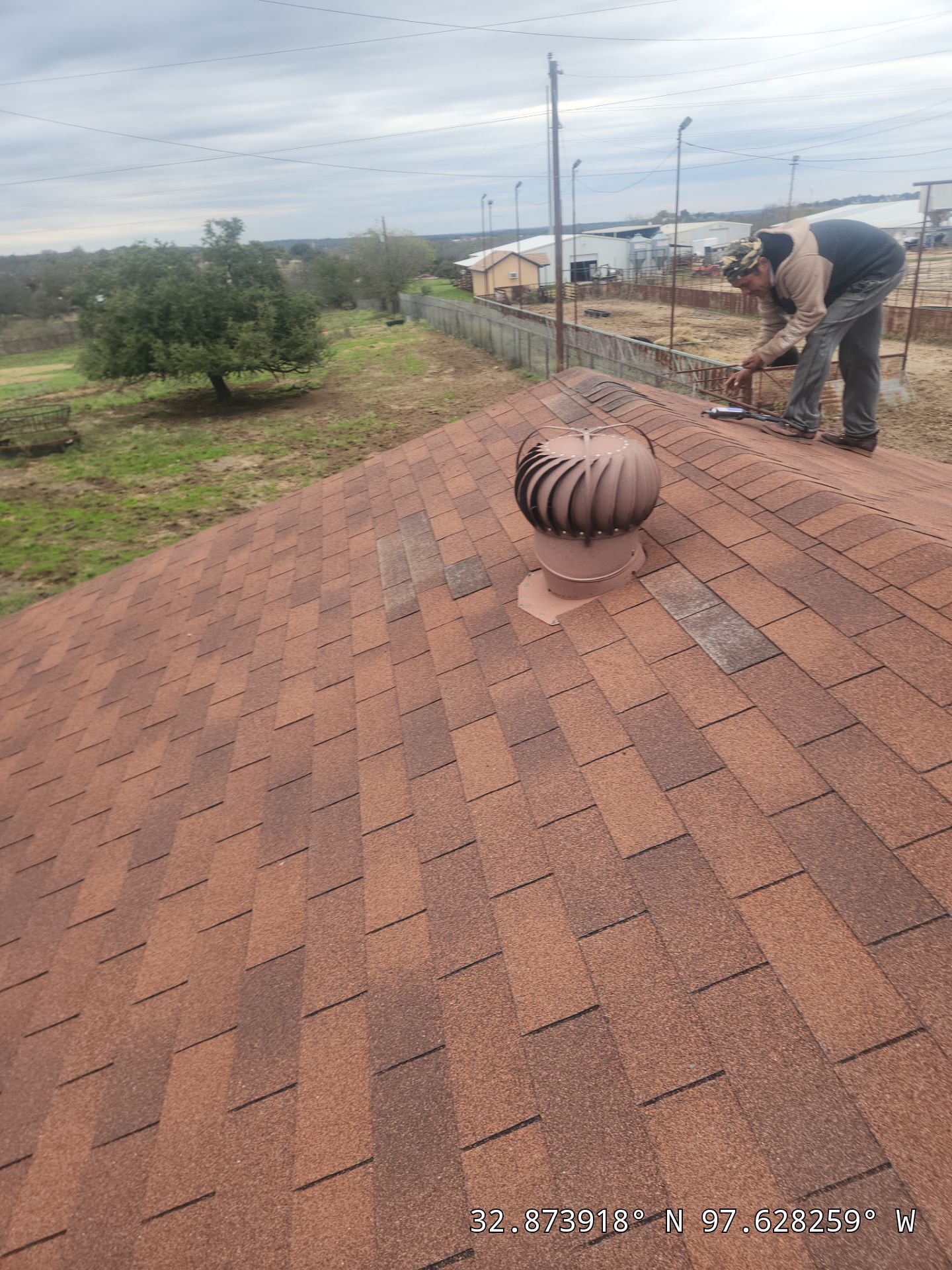 Project in Weatherford by Lonestar Roofing and Restoration LLC.