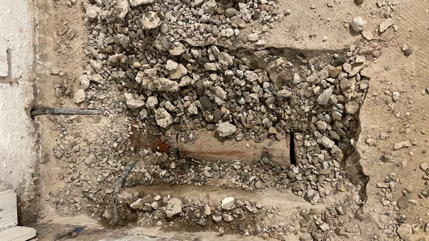 Interior Drain Tile & Buried Discharge in St. Anthony, MN by Waterproofing Northeast