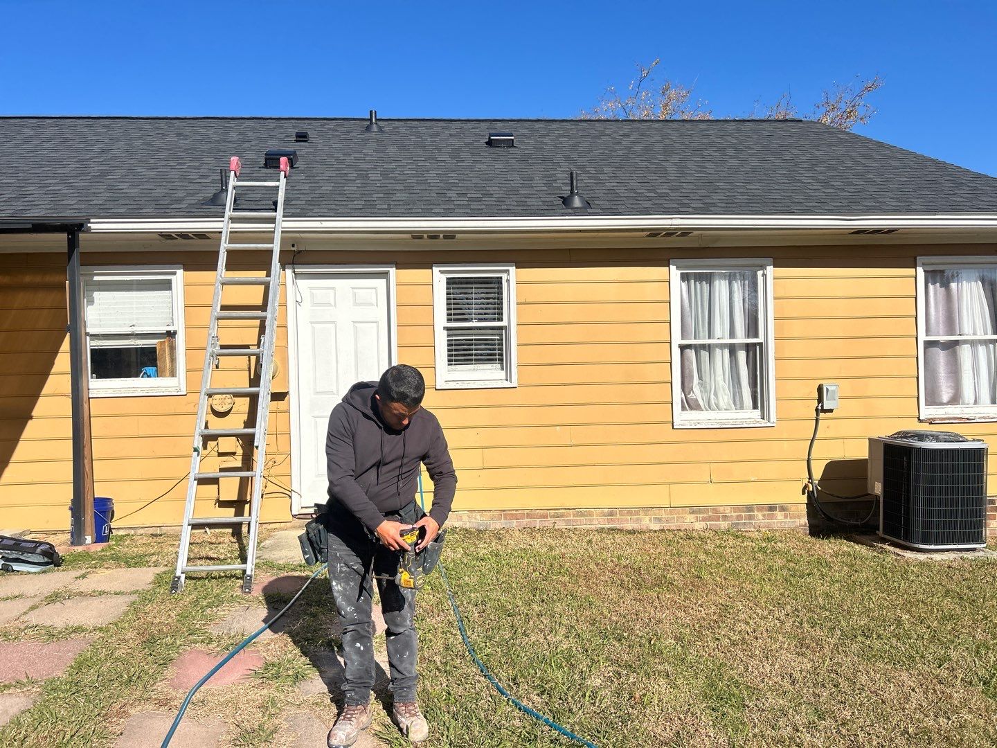 Roof replacement and siding by hail damage by Just Brilliant Restoration JBR