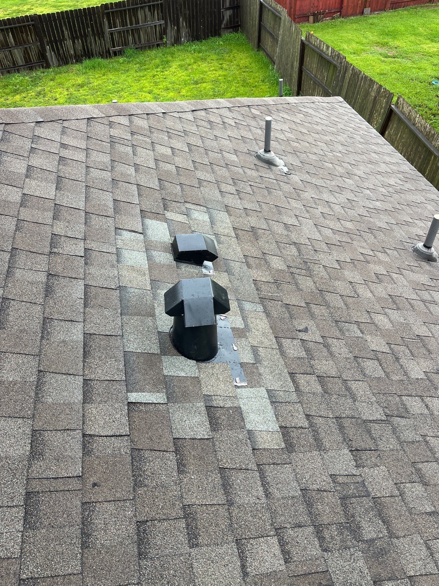 Hail Damage using Owen's Corning Duration (Lifetime) Shingles by Roof Repair Company