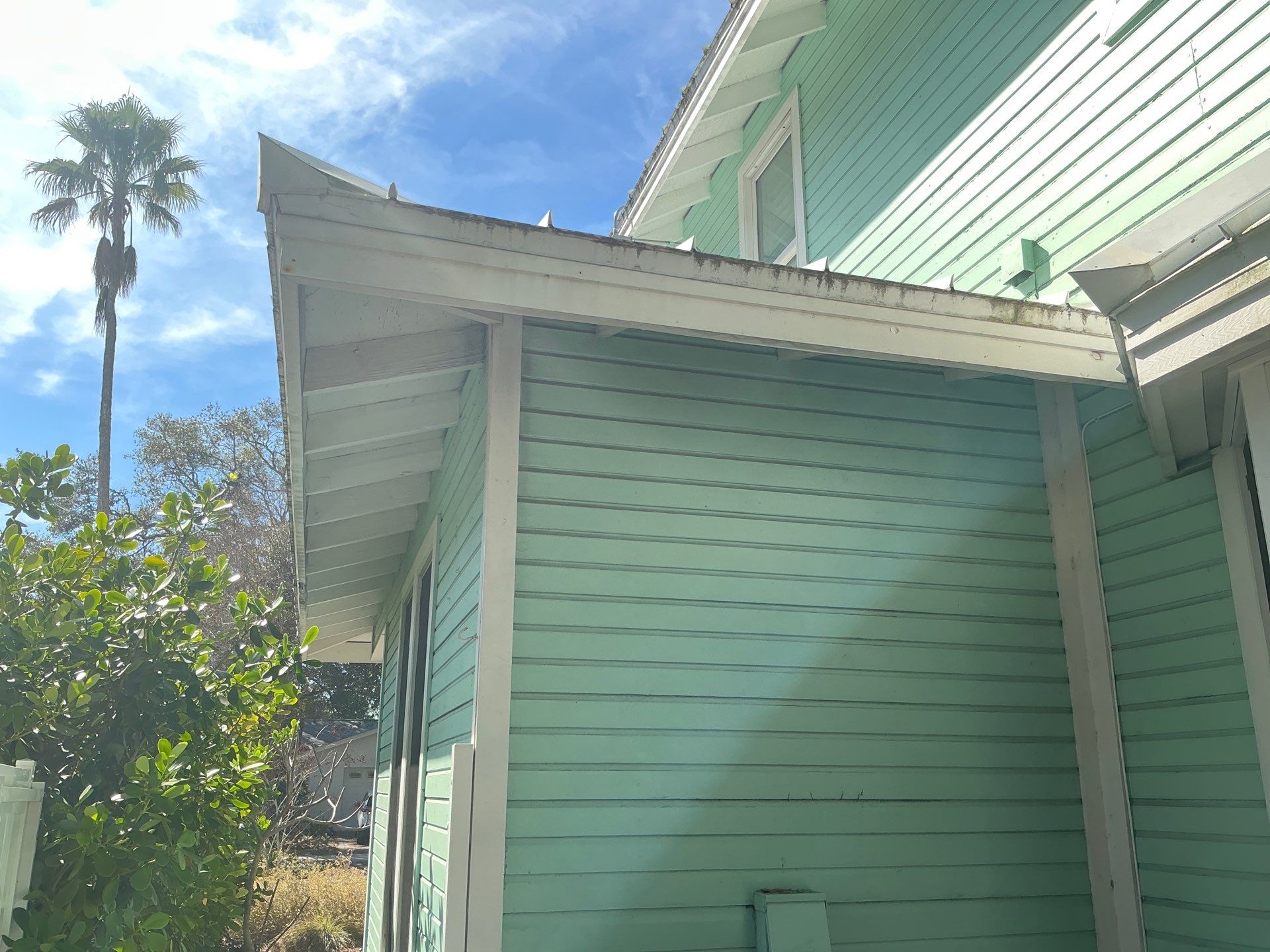 New White Soffit Project in Safety Harbor, FL by Gutter Professors