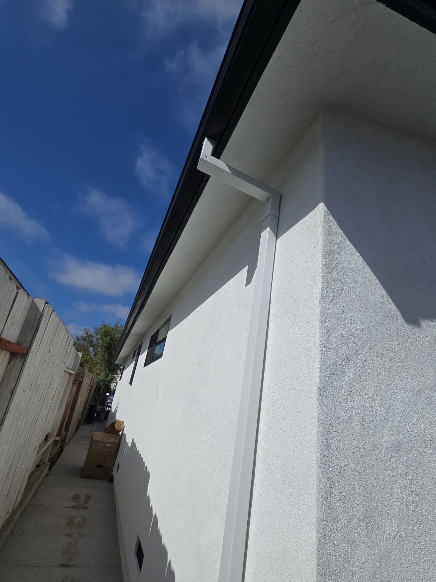 Rain Gutters Project in San Diego by Insulation Labs