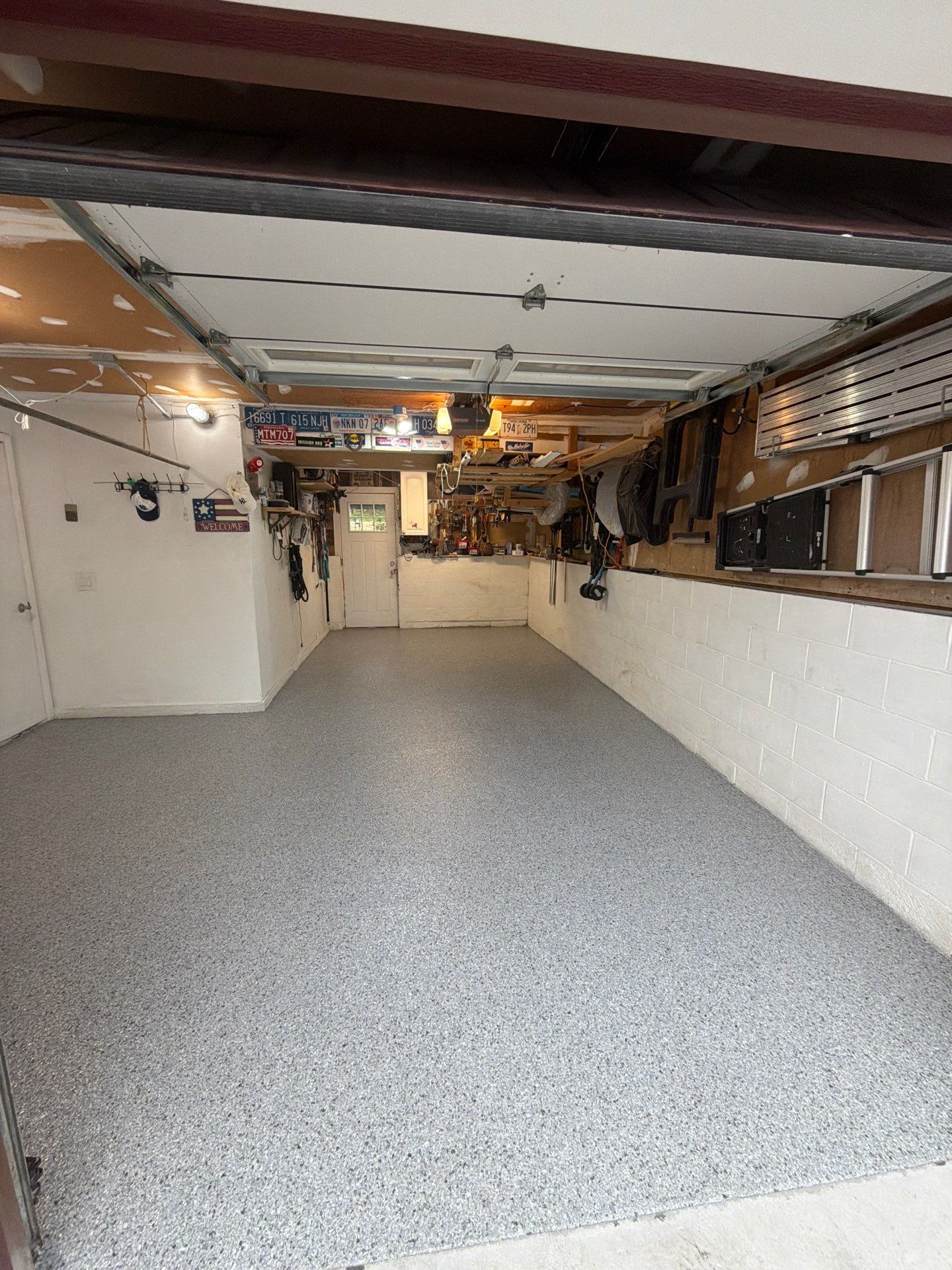 Vintage Silverado Garage Coating by NG Masonry & Construction LLC