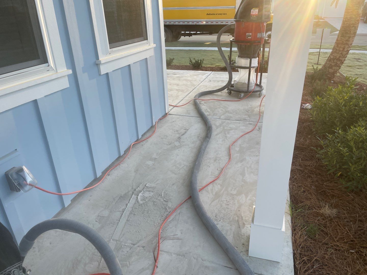 Front Patio Install by Innovative Concrete Coatings 