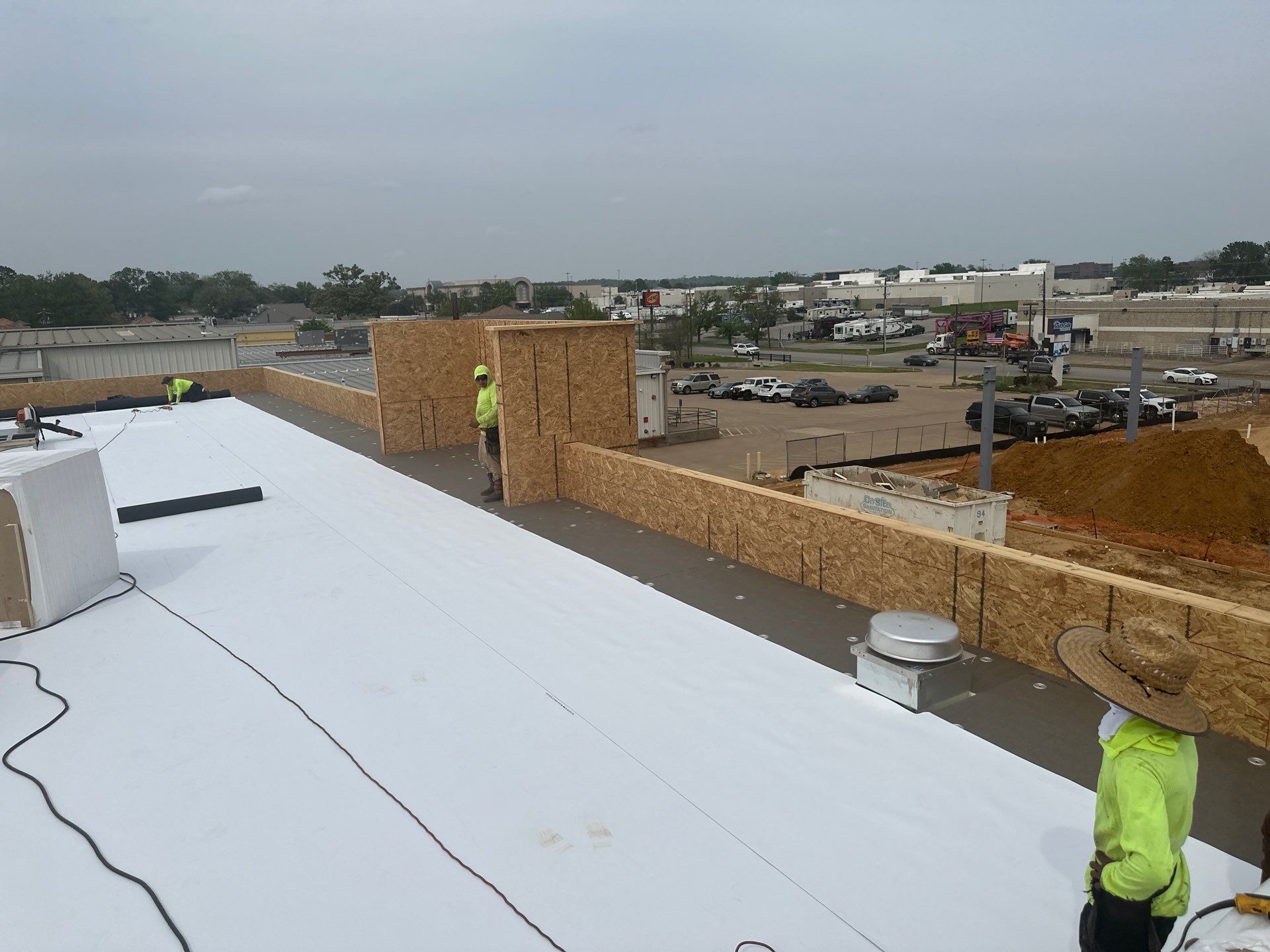 New Build TPO Roof & Metal Wall System – Tyler, TX by All Star Roofing LLC