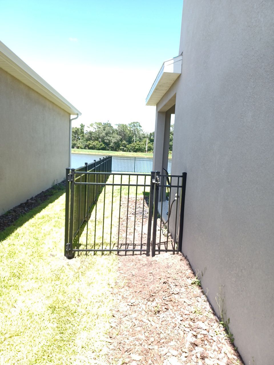 Sarasota, FL 4ft. Tall 3-Rail Black Aluminum Fence by Asap fence and gates, LLC